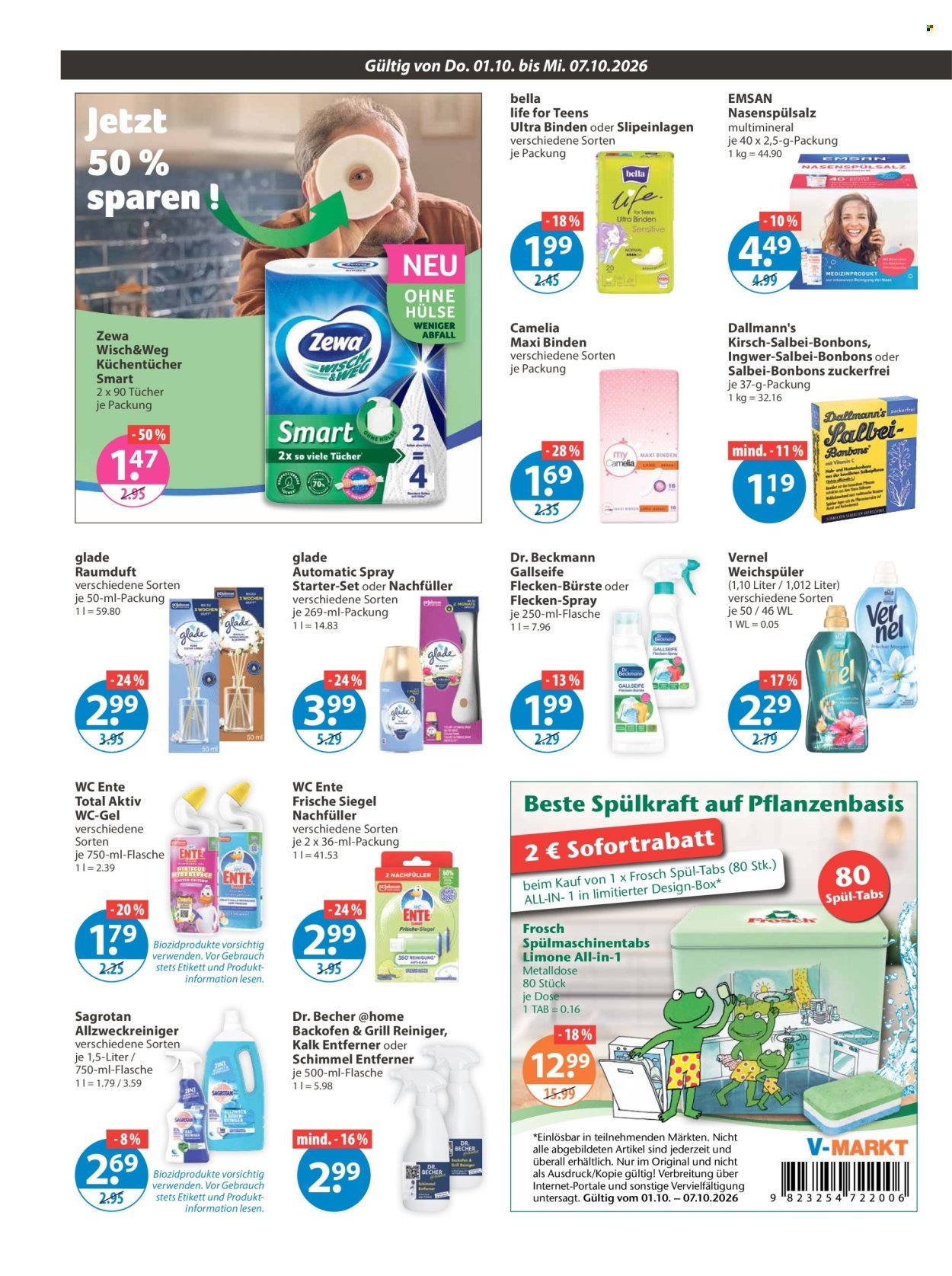 V-MARKT Prospekt - Ab Donnerstag 1.10.2026