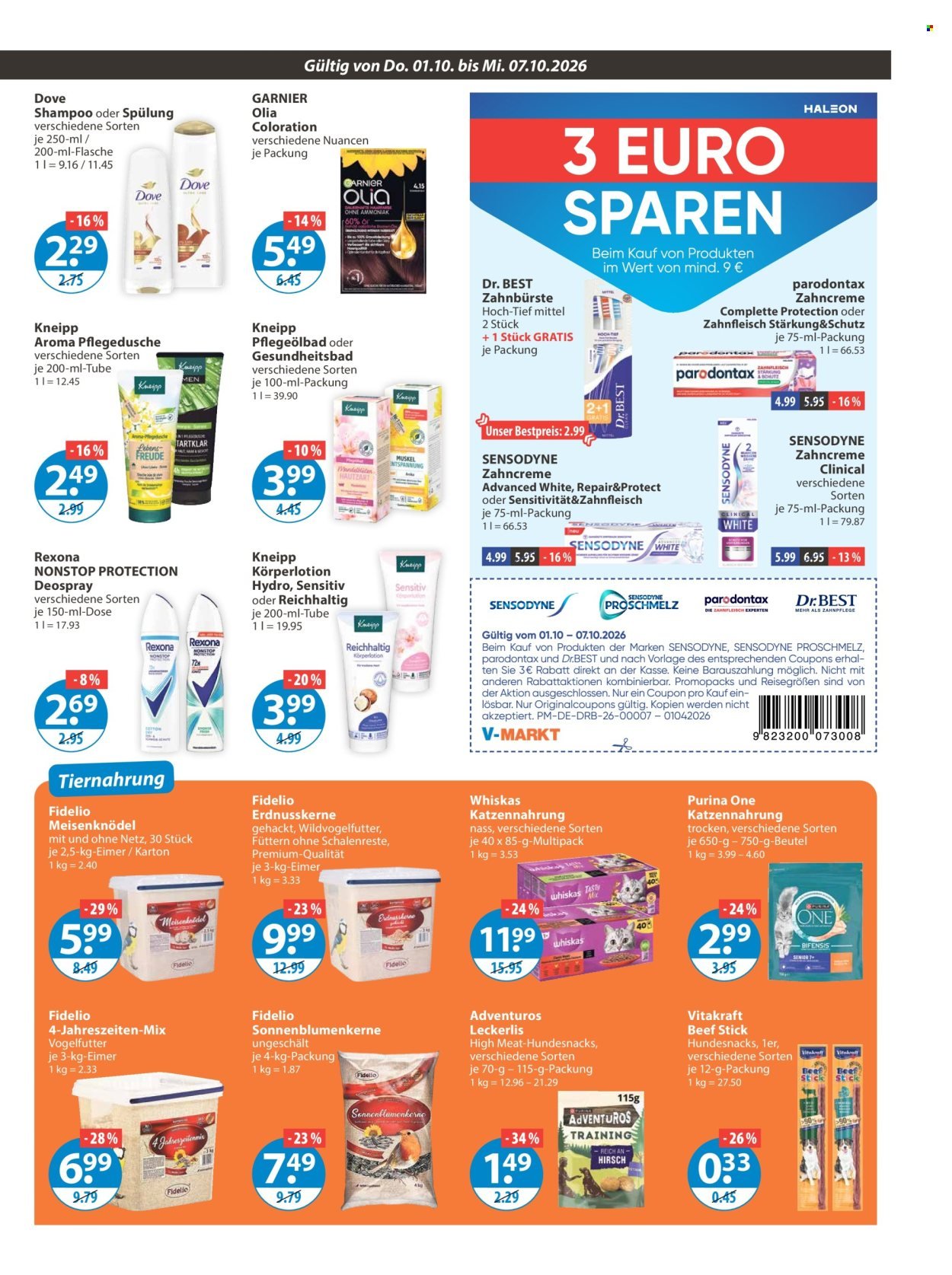 V-MARKT Prospekt - Ab Donnerstag 1.10.2026