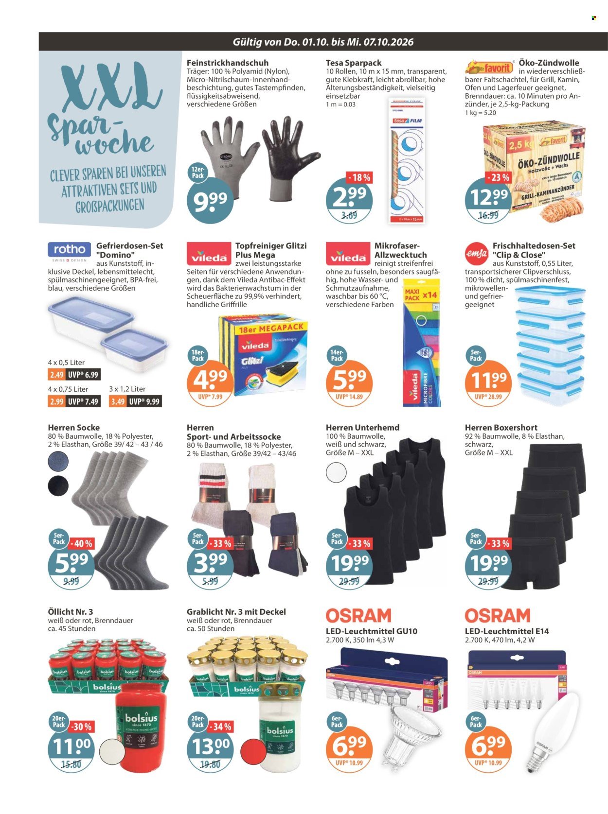 V-MARKT Prospekt - Ab Donnerstag 1.10.2026