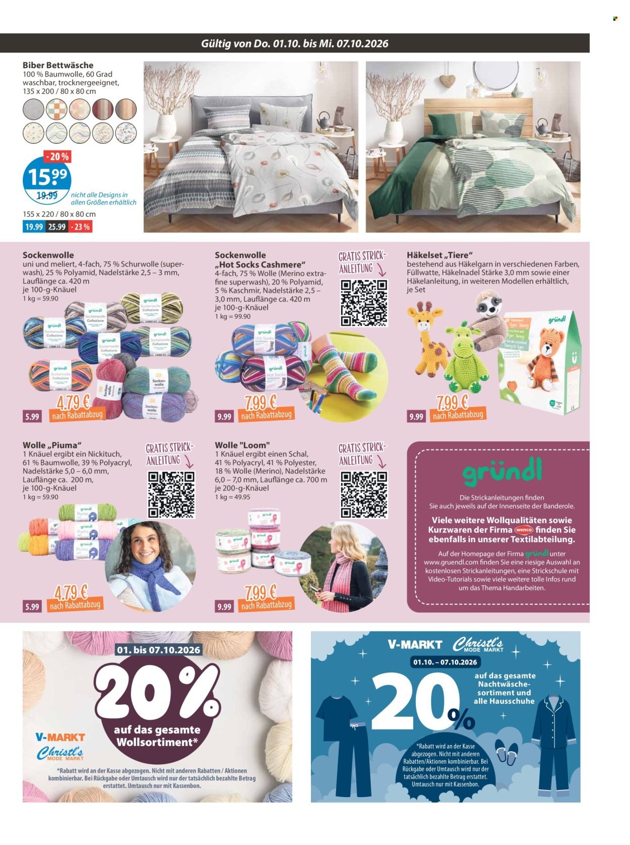 V-MARKT Prospekt - Ab Donnerstag 1.10.2026