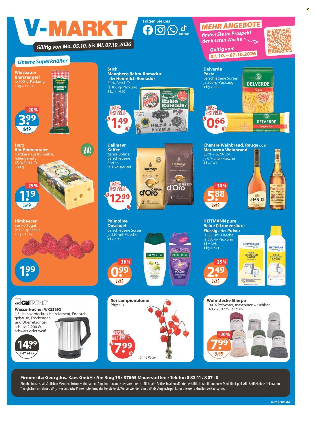 V-MARKT Prospekt - Ab Donnerstag 1.10.2026