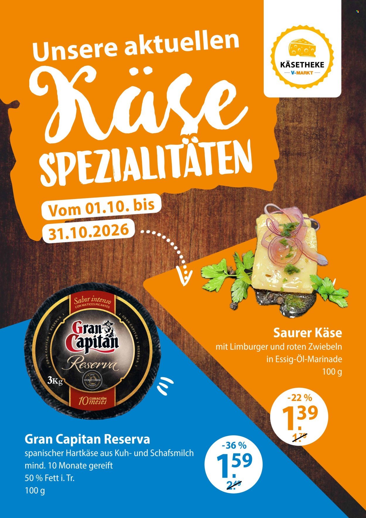 V-MARKT Prospekt - Ab Donnerstag 1.10.2026