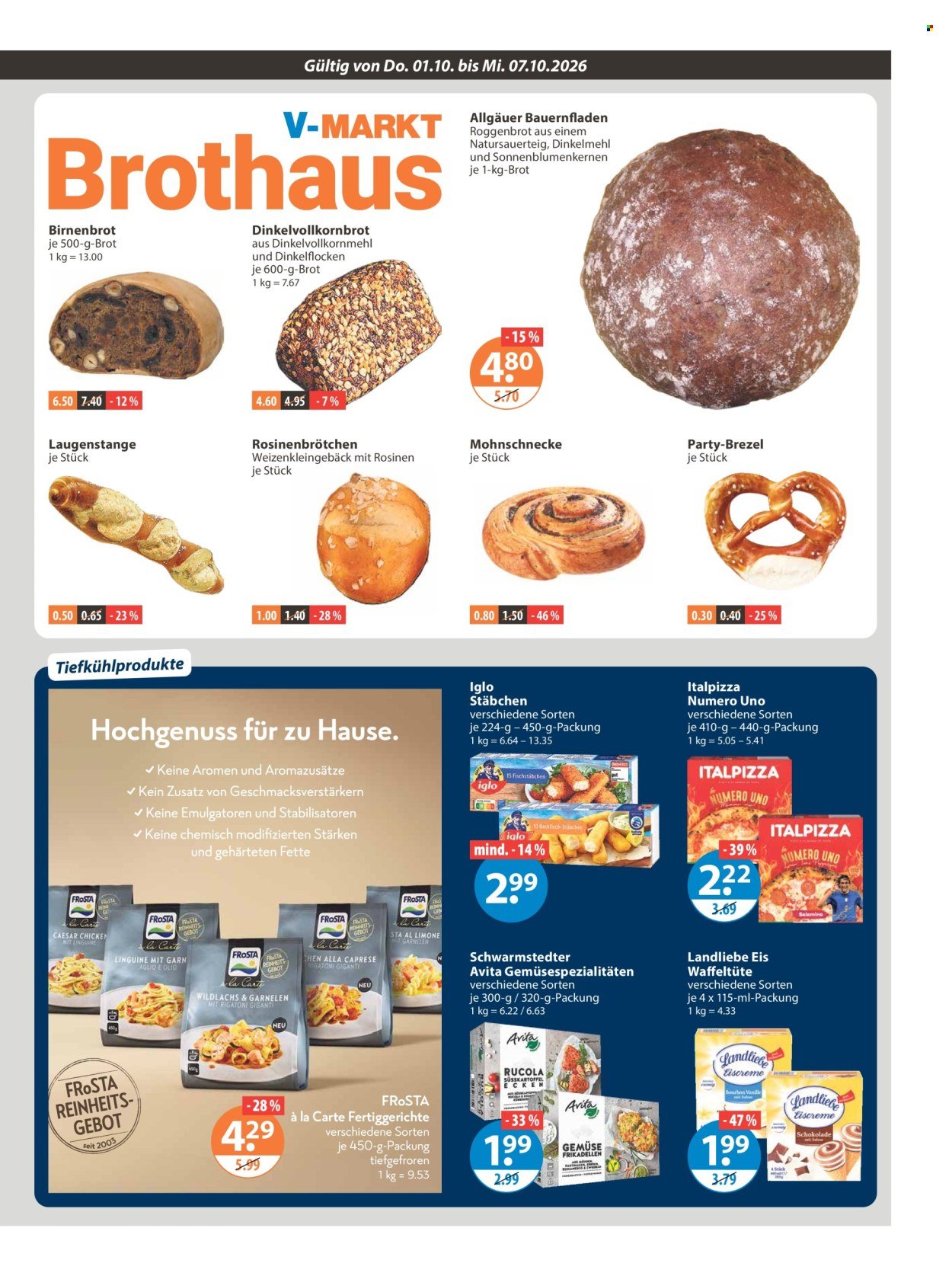 V-MARKT Prospekt - Ab Donnerstag 1.10.2026