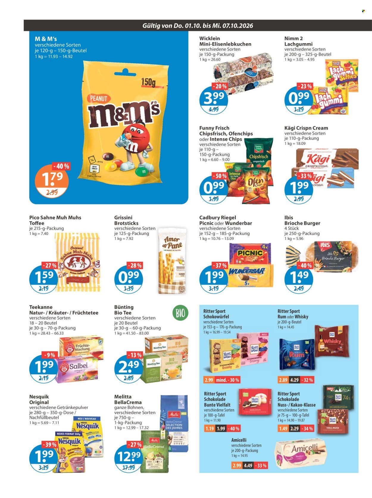 V-MARKT Prospekt - Ab Donnerstag 1.10.2026