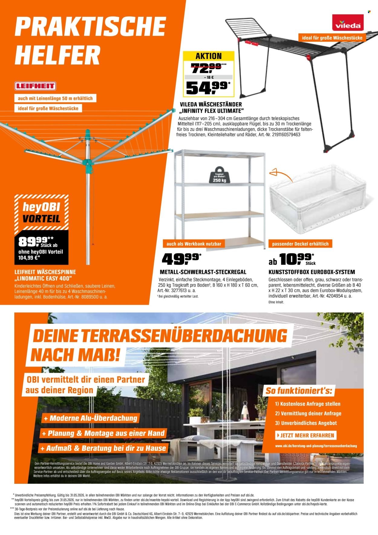 OBI Prospekt - Ab Freitag 1.05.2026
