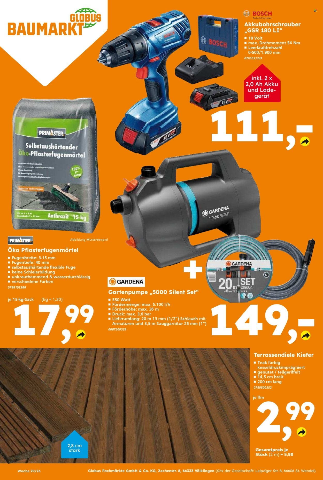 GLOBUS BAUMARKT Prospekt - Ab Montag 13.07.2026
