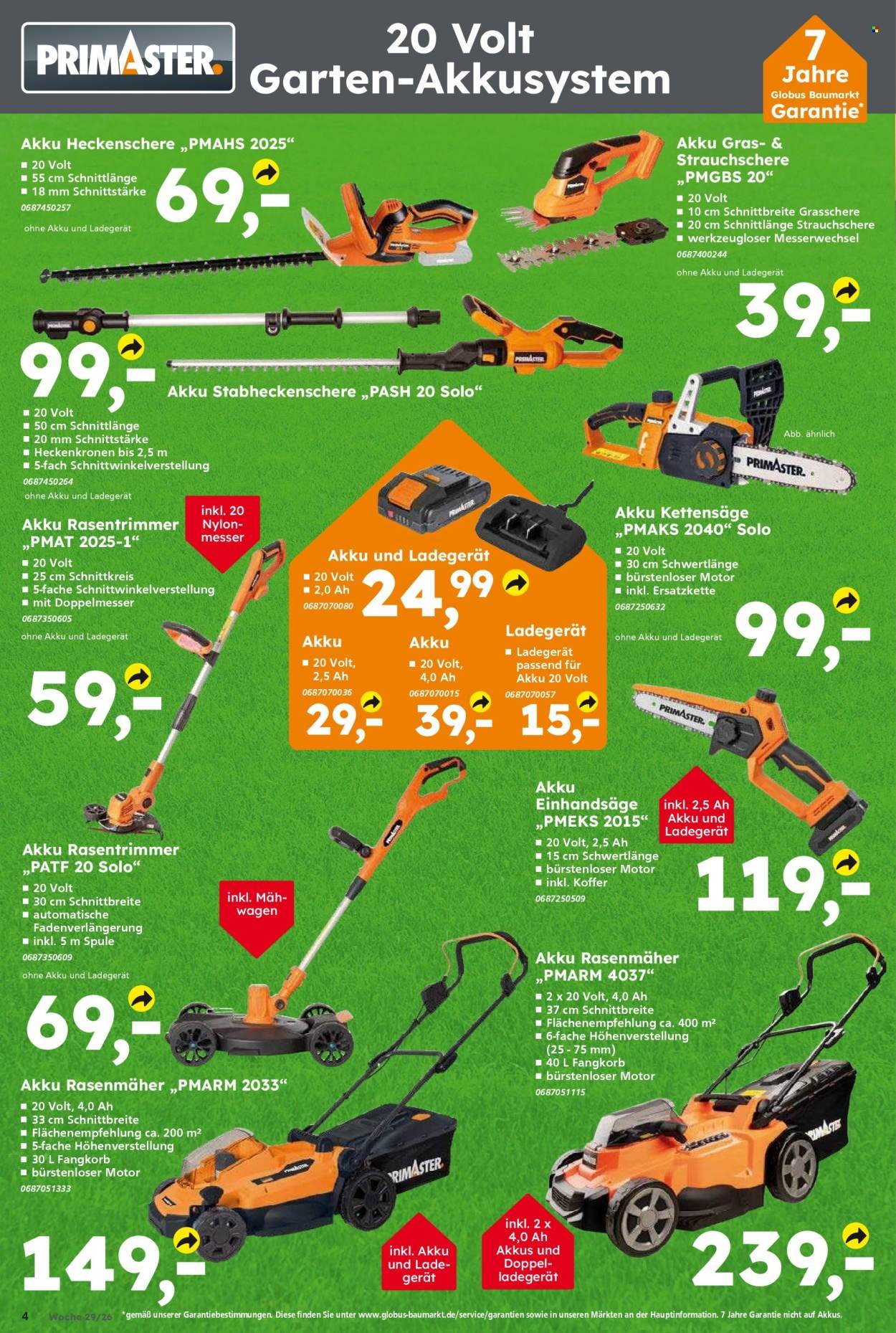 GLOBUS BAUMARKT Prospekt - Ab Montag 13.07.2026