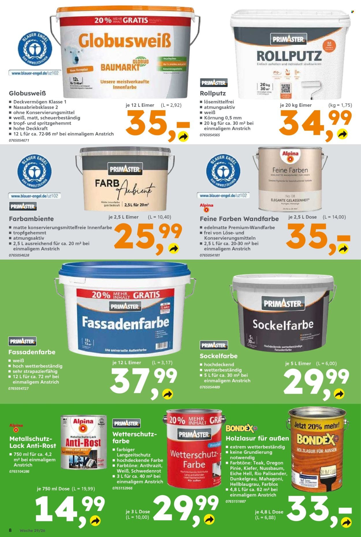 GLOBUS BAUMARKT Prospekt - Ab Montag 13.07.2026