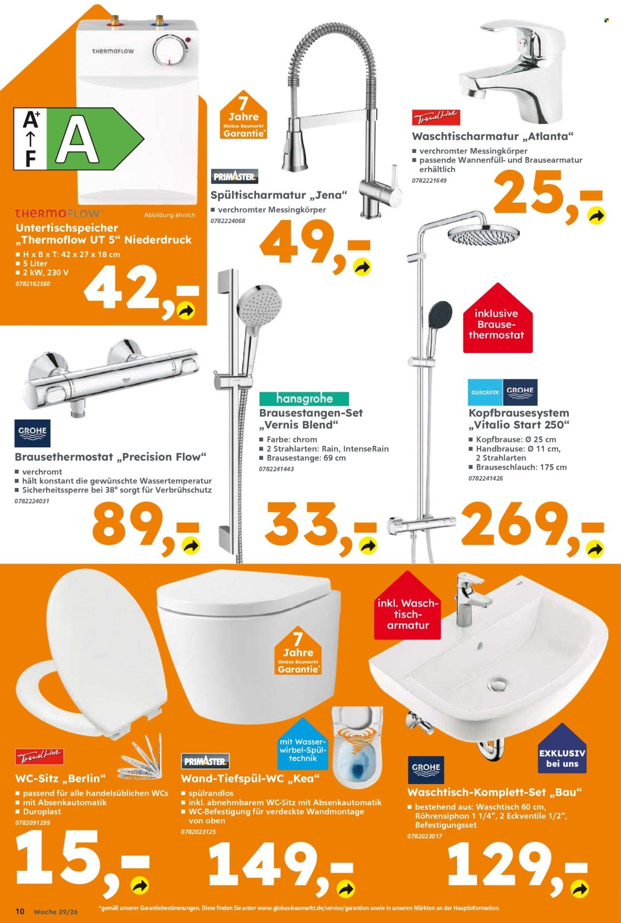 GLOBUS BAUMARKT Prospekt - Ab Montag 13.07.2026