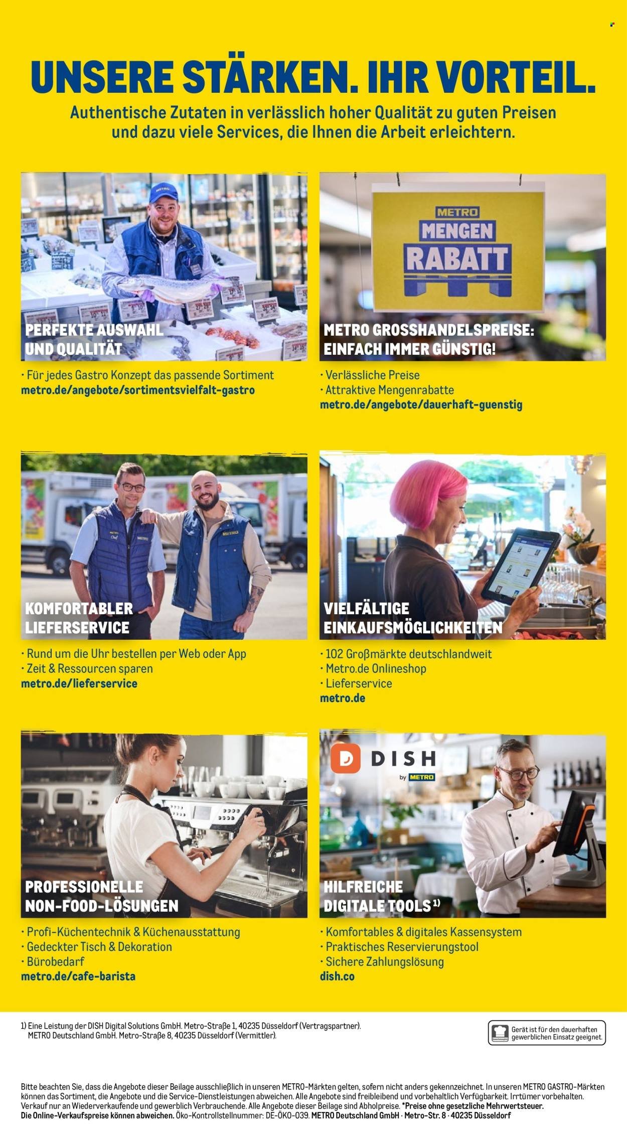 METRO Angebote - Highlights Eisdiele und Café