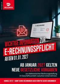 SELGROS Prospekt - E-Rechnungen