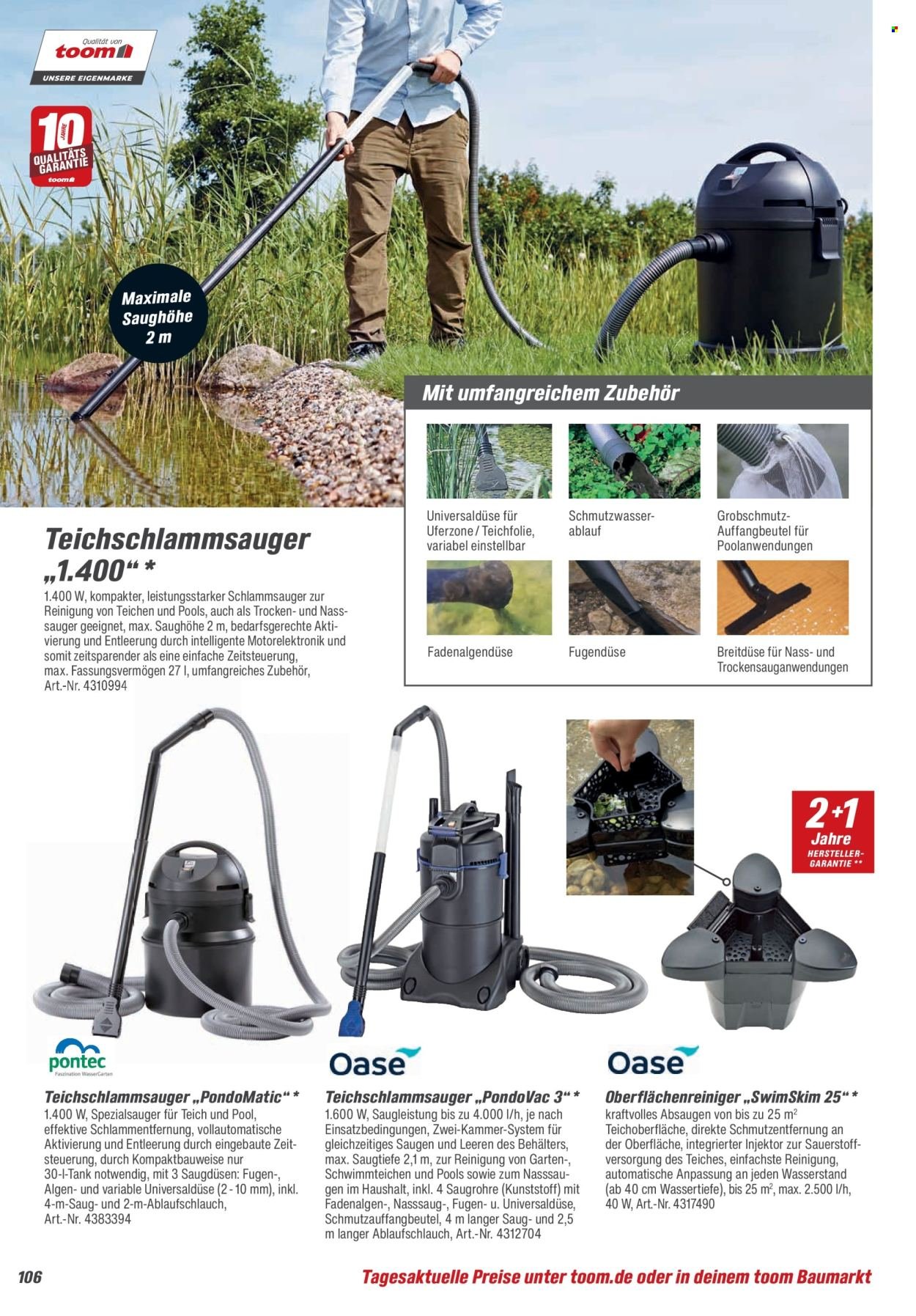 TOOM BAUMARKT Prospekt - Gartenpflege & Teich