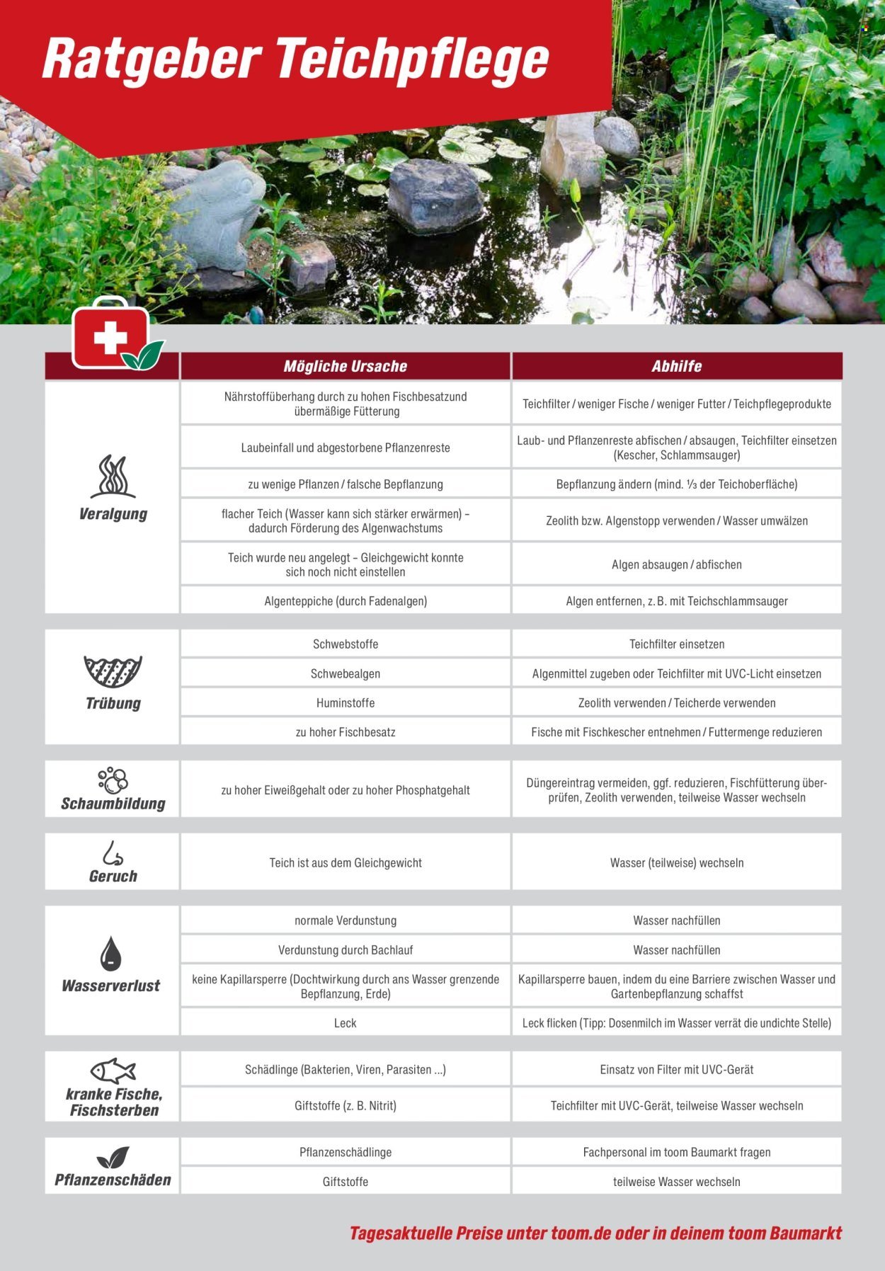 TOOM BAUMARKT Prospekt - Gartenpflege & Teich