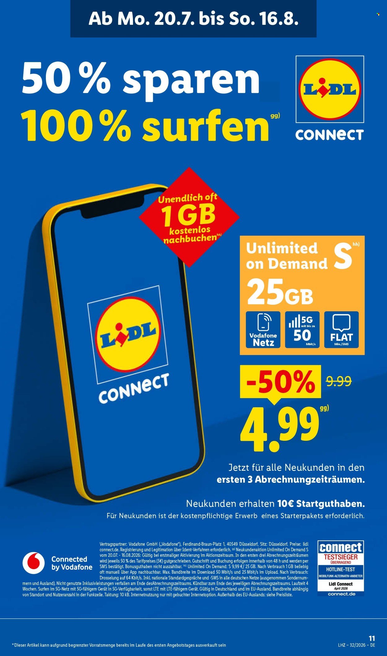 LIDL Prospekt - Ab Montag 3.08.2026