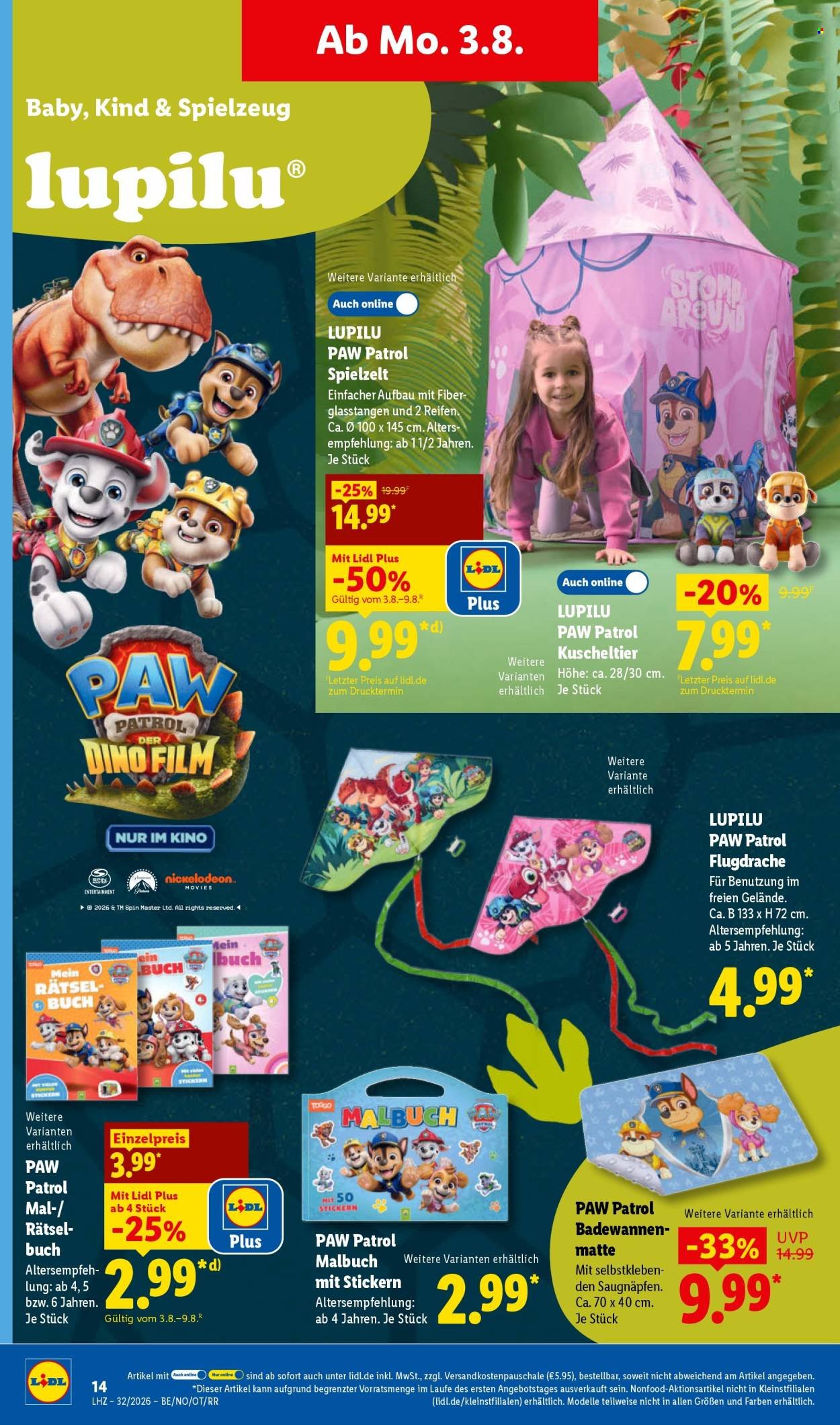LIDL Prospekt - Ab Montag 3.08.2026