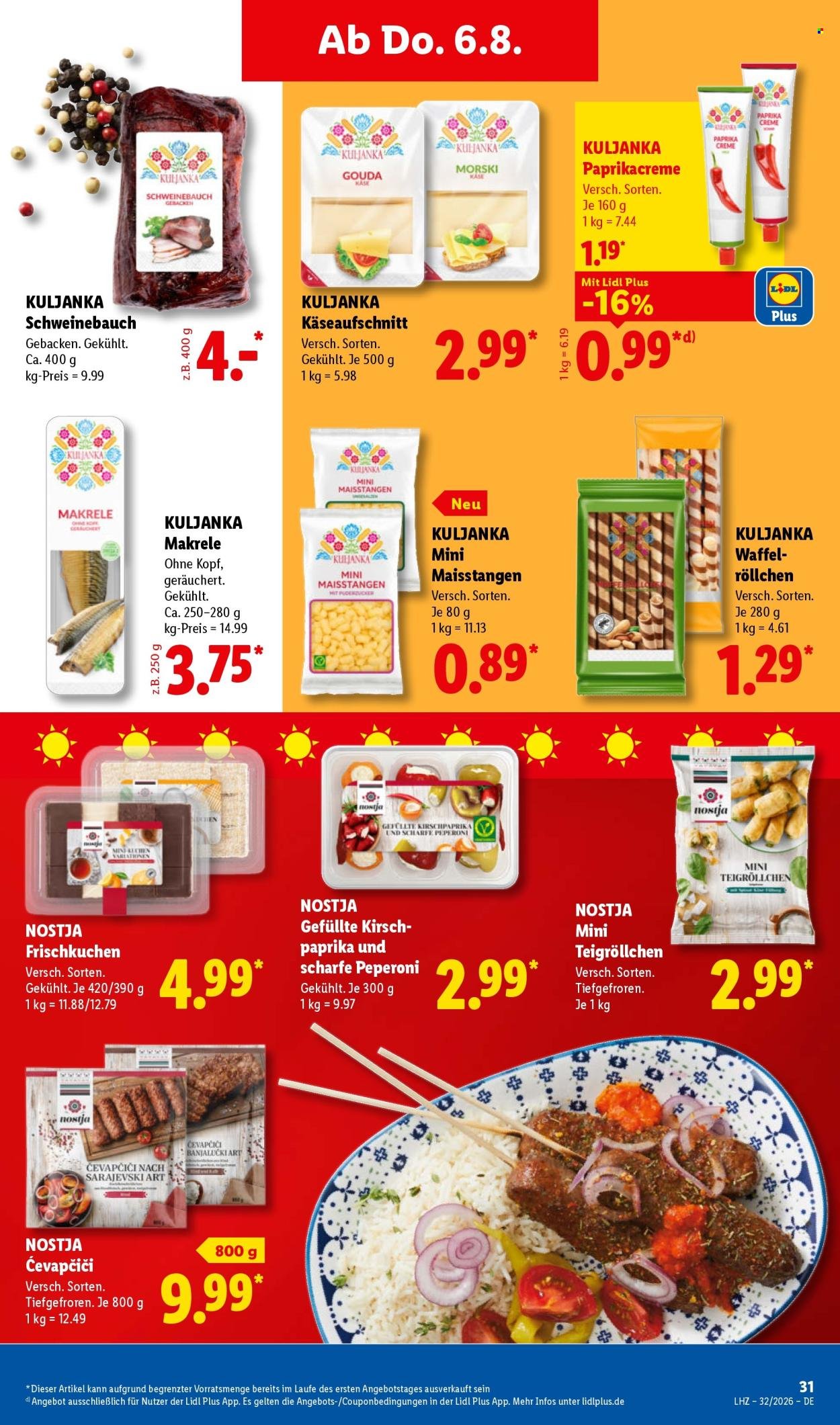 LIDL Prospekt - Ab Montag 3.08.2026