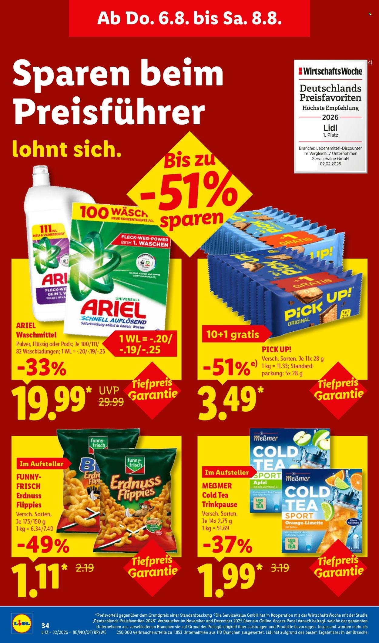 LIDL Prospekt - Ab Montag 3.08.2026