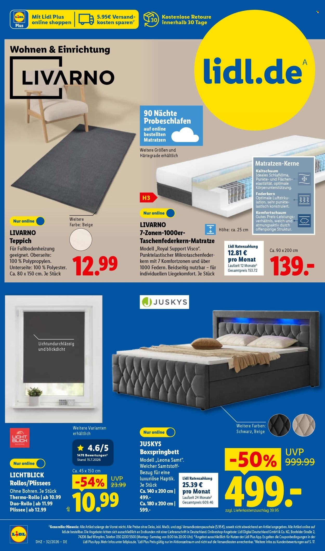 LIDL Prospekt - Ab Montag 3.08.2026
