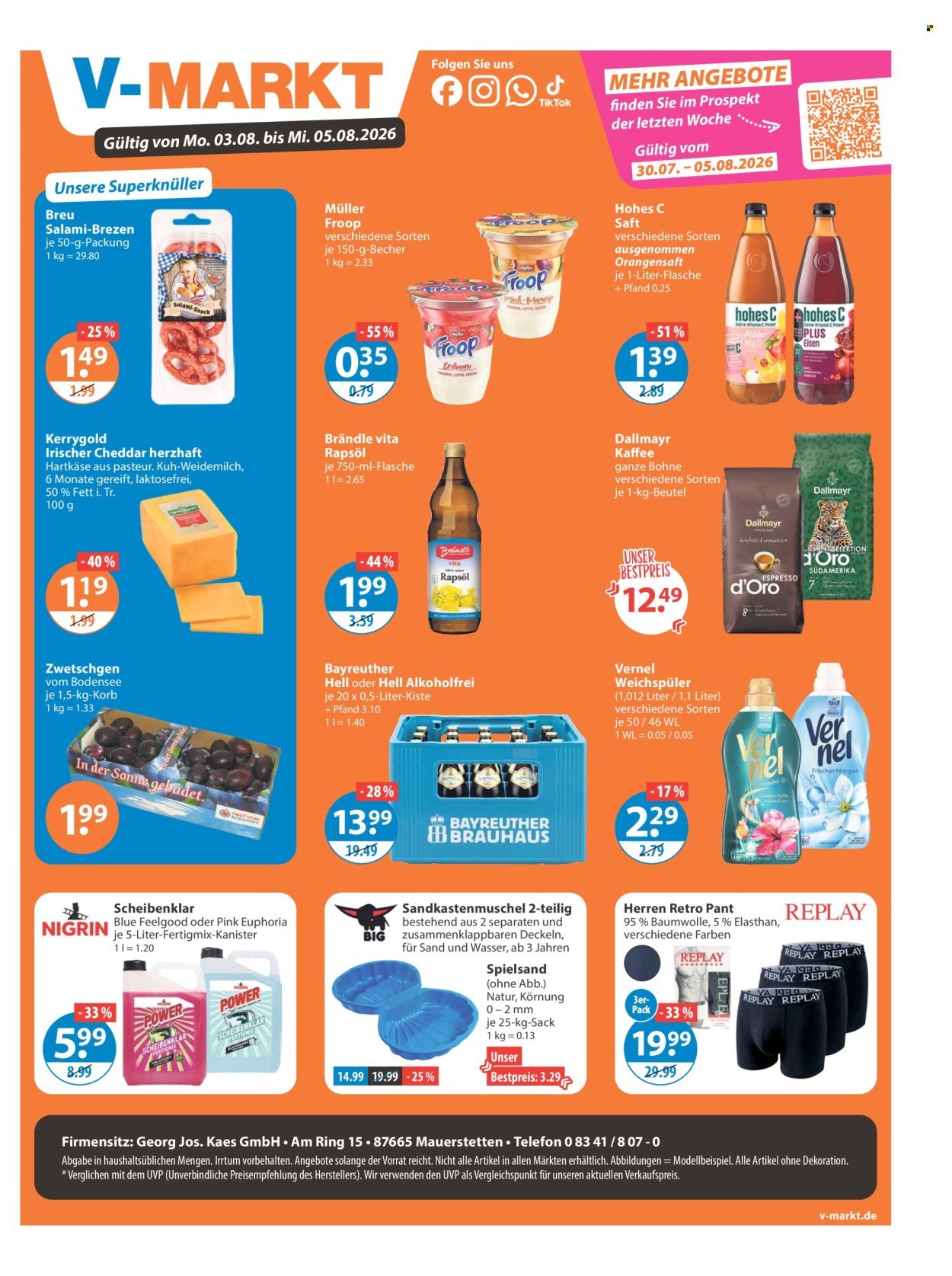 V-MARKT Prospekt - Ab Donnerstag 30.07.2026