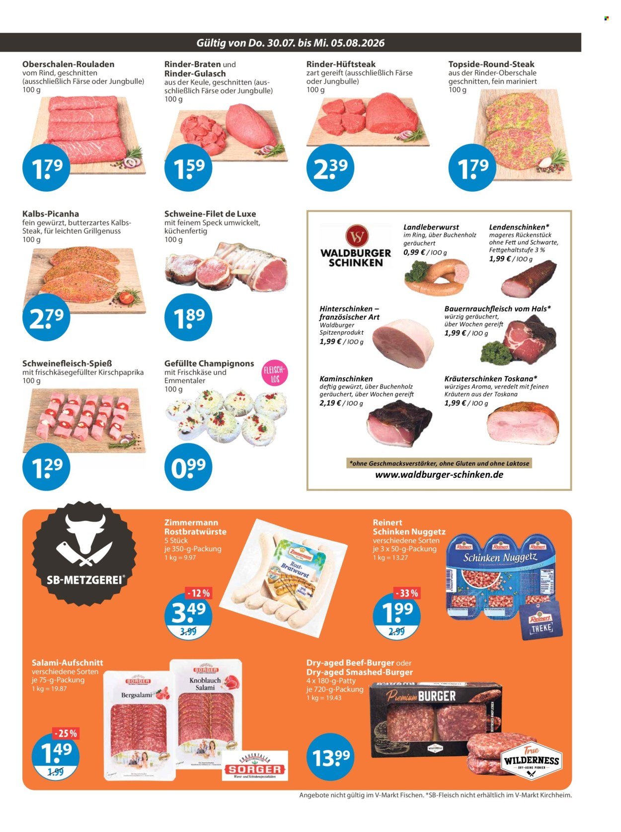 V-MARKT Prospekt - Ab Donnerstag 30.07.2026