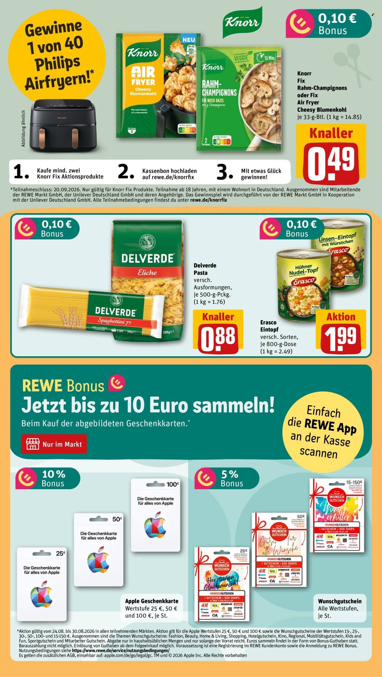 REWE Prospekt - Ab Montag 24.08.2026