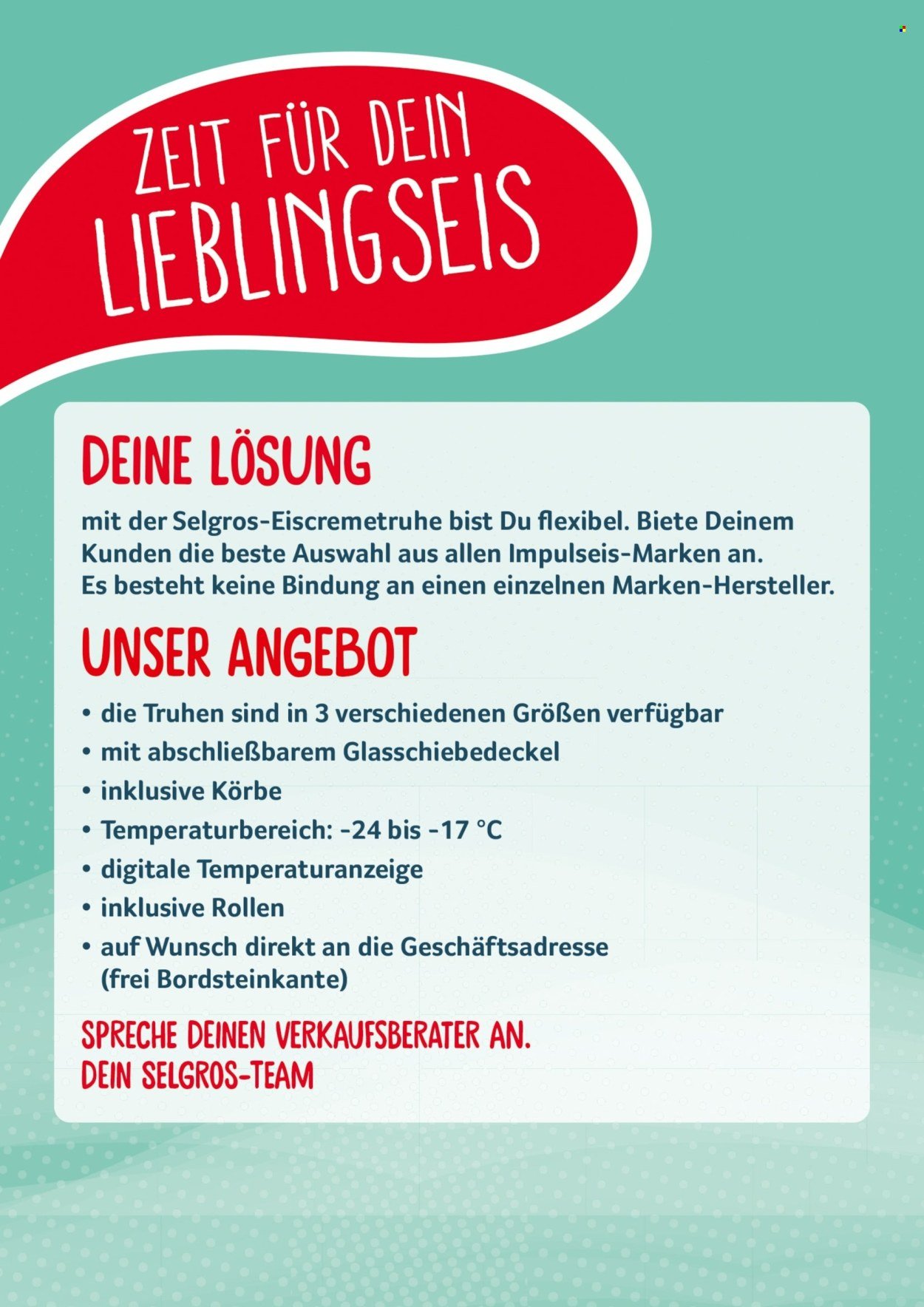 SELGROS Angebote - Impuls Eis