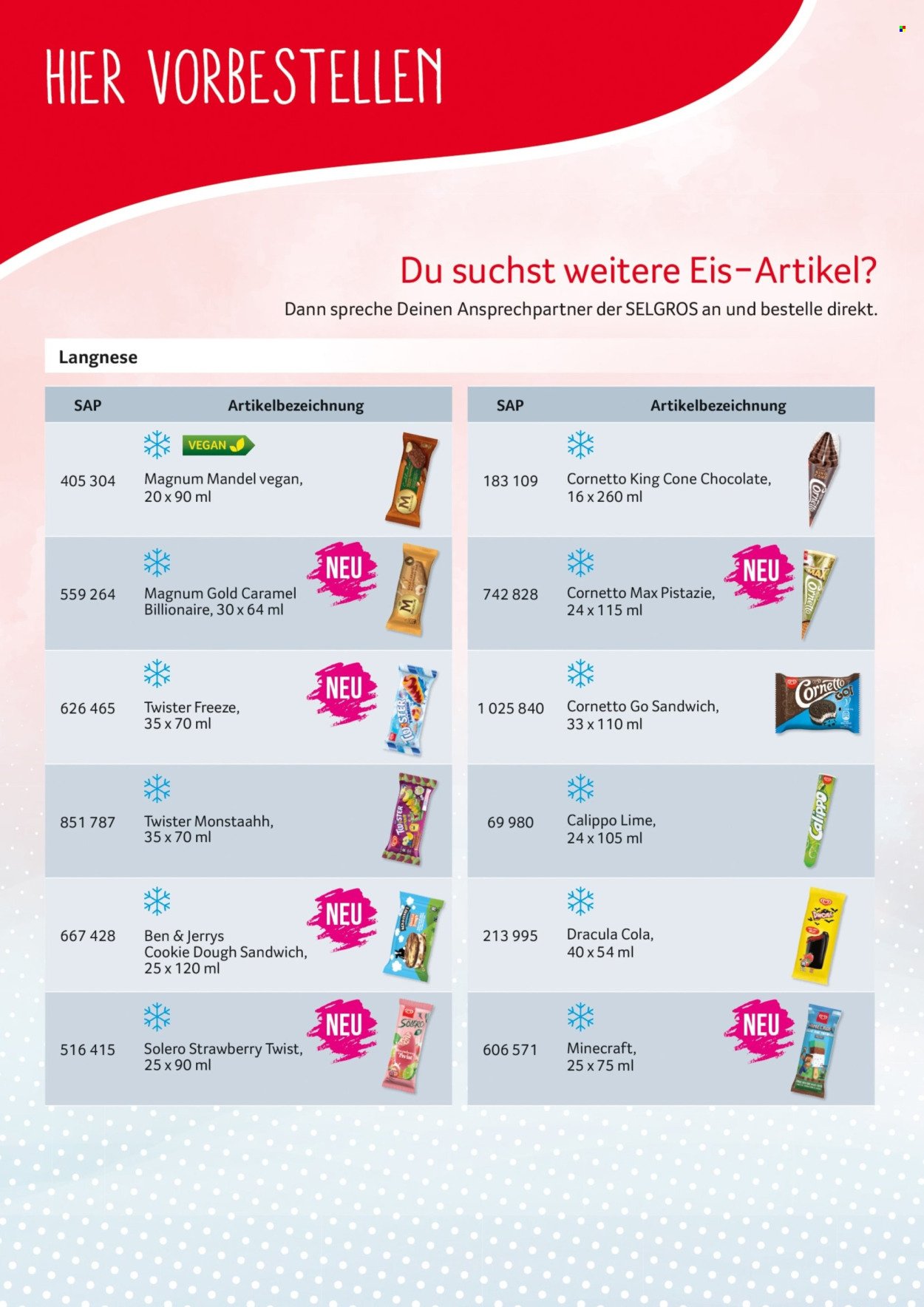 SELGROS Angebote - Impuls Eis (2026-05-01)