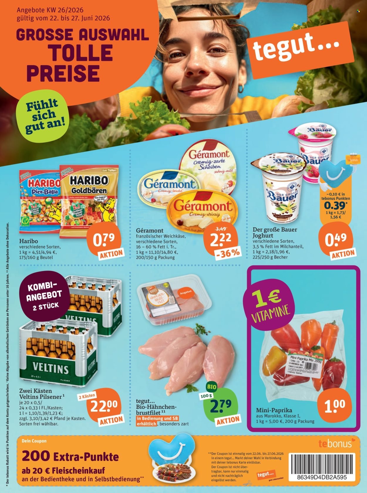 TEGUT... Prospekt - Ab Montag 22.06.2026