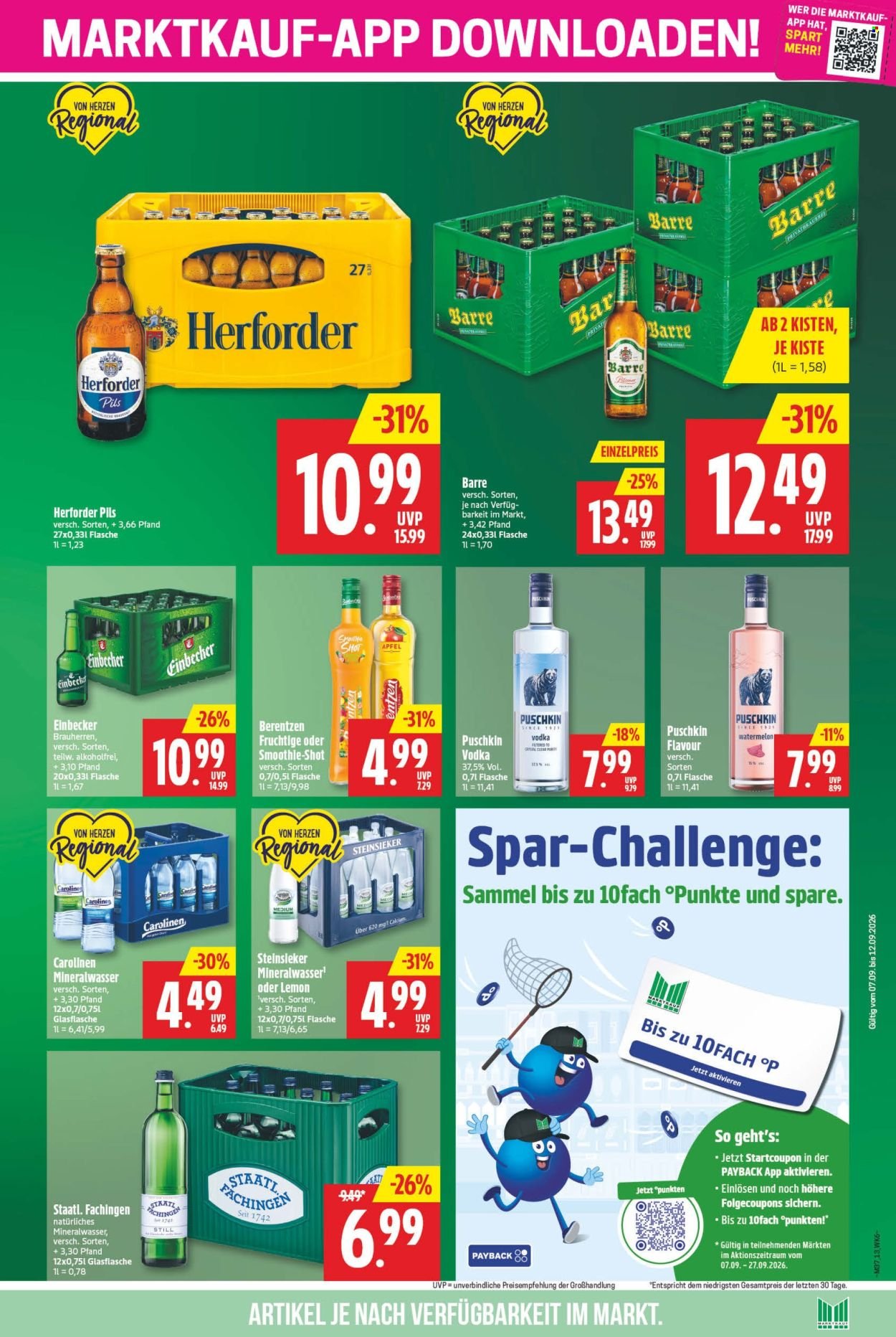 MARKTKAUF Prospekt - Ab Montag 7.09.2026