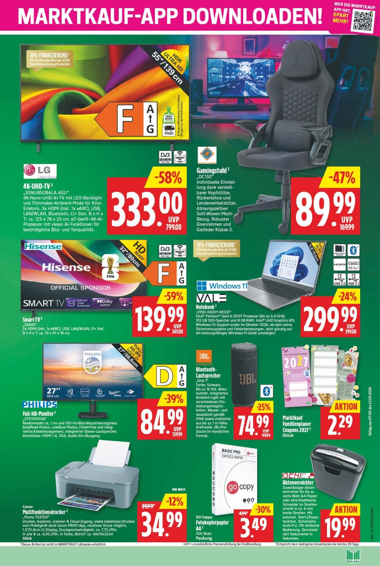 MARKTKAUF Prospekt - Ab Montag 7.09.2026