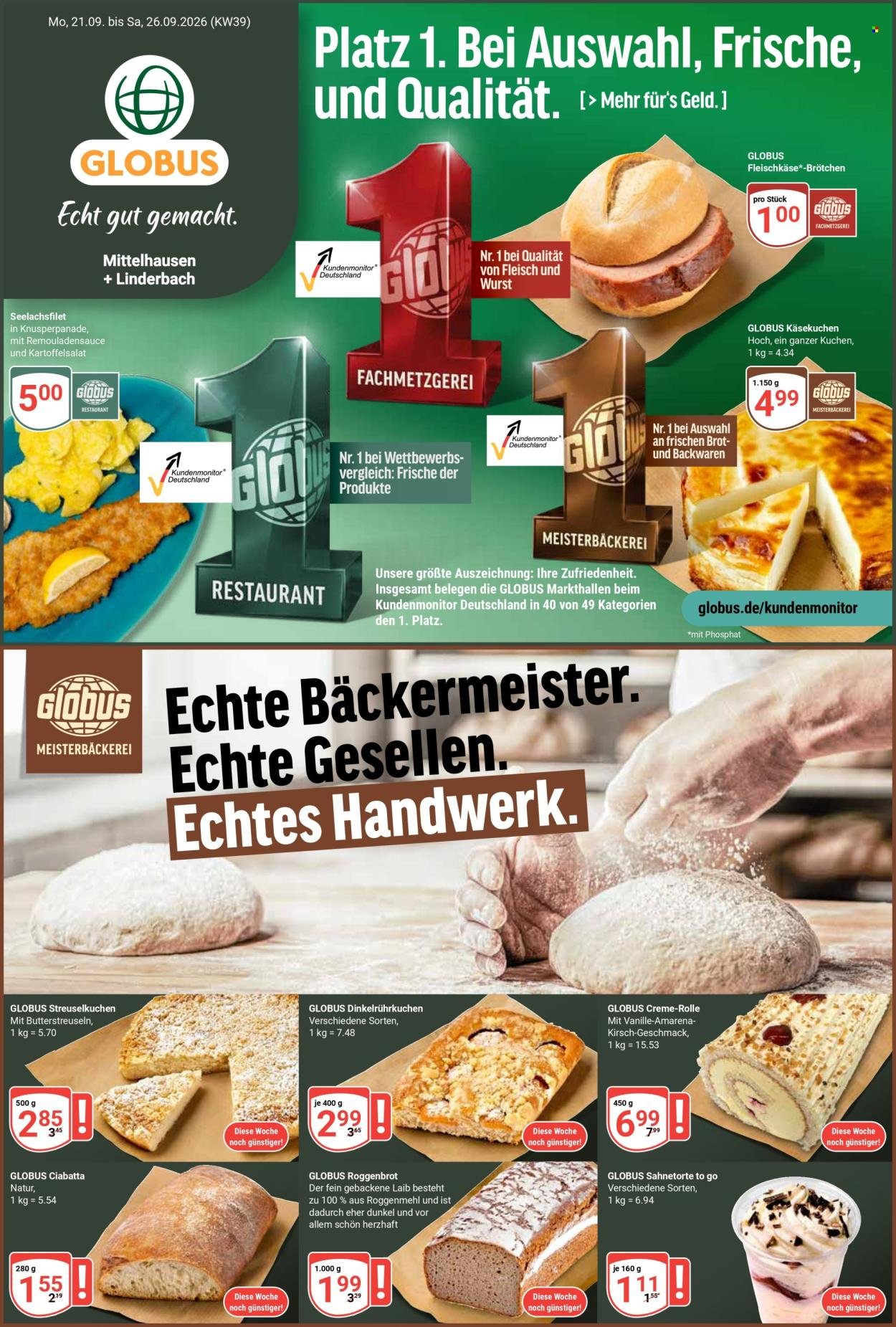 GLOBUS Prospekt - Ab Montag 21.09.2026
