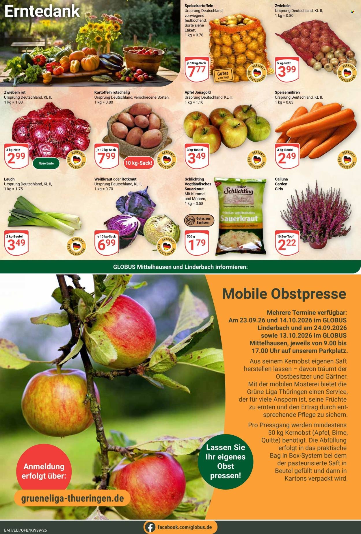 GLOBUS Prospekt - Ab Montag 21.09.2026