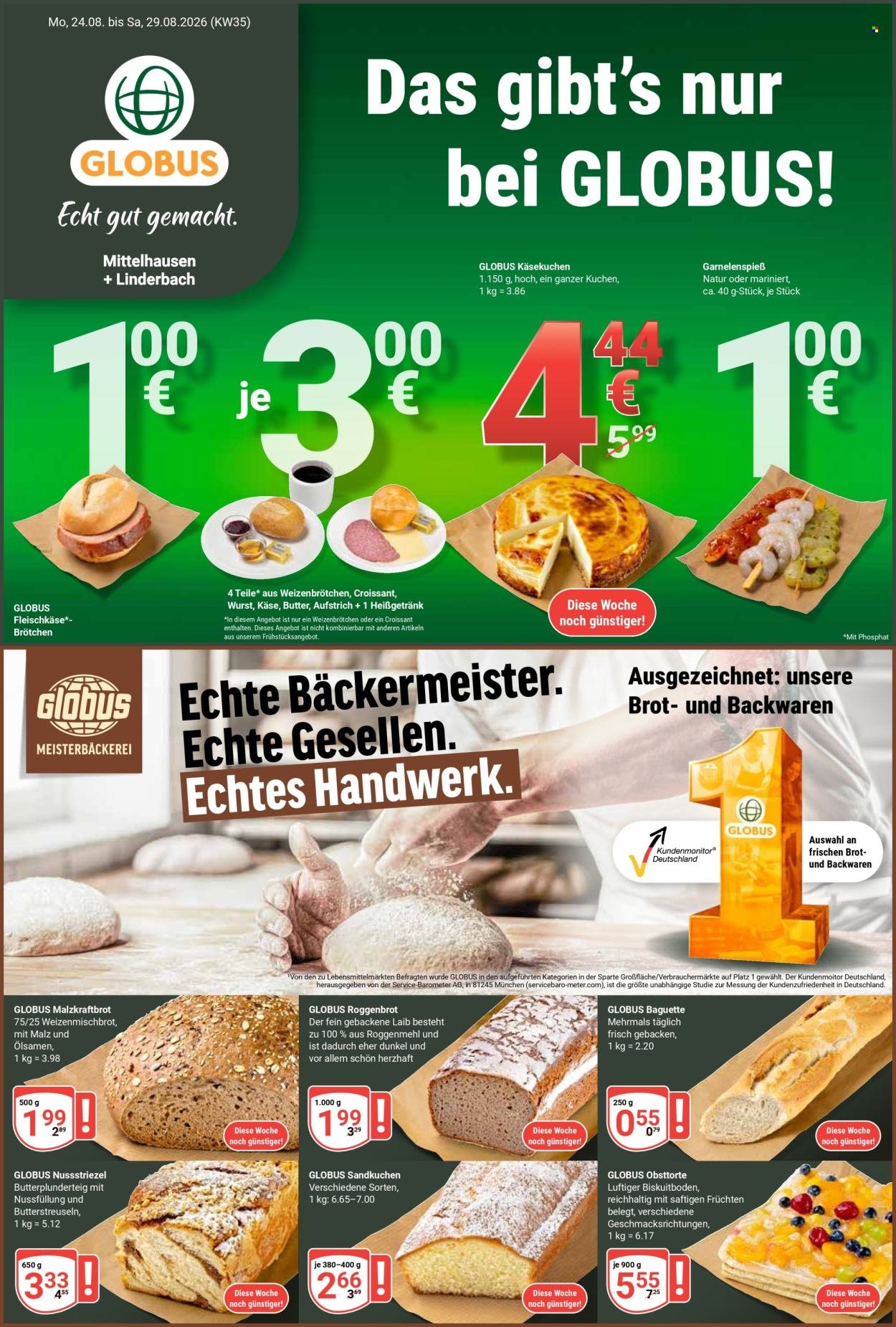 GLOBUS Prospekt - Ab Montag 24.08.2026