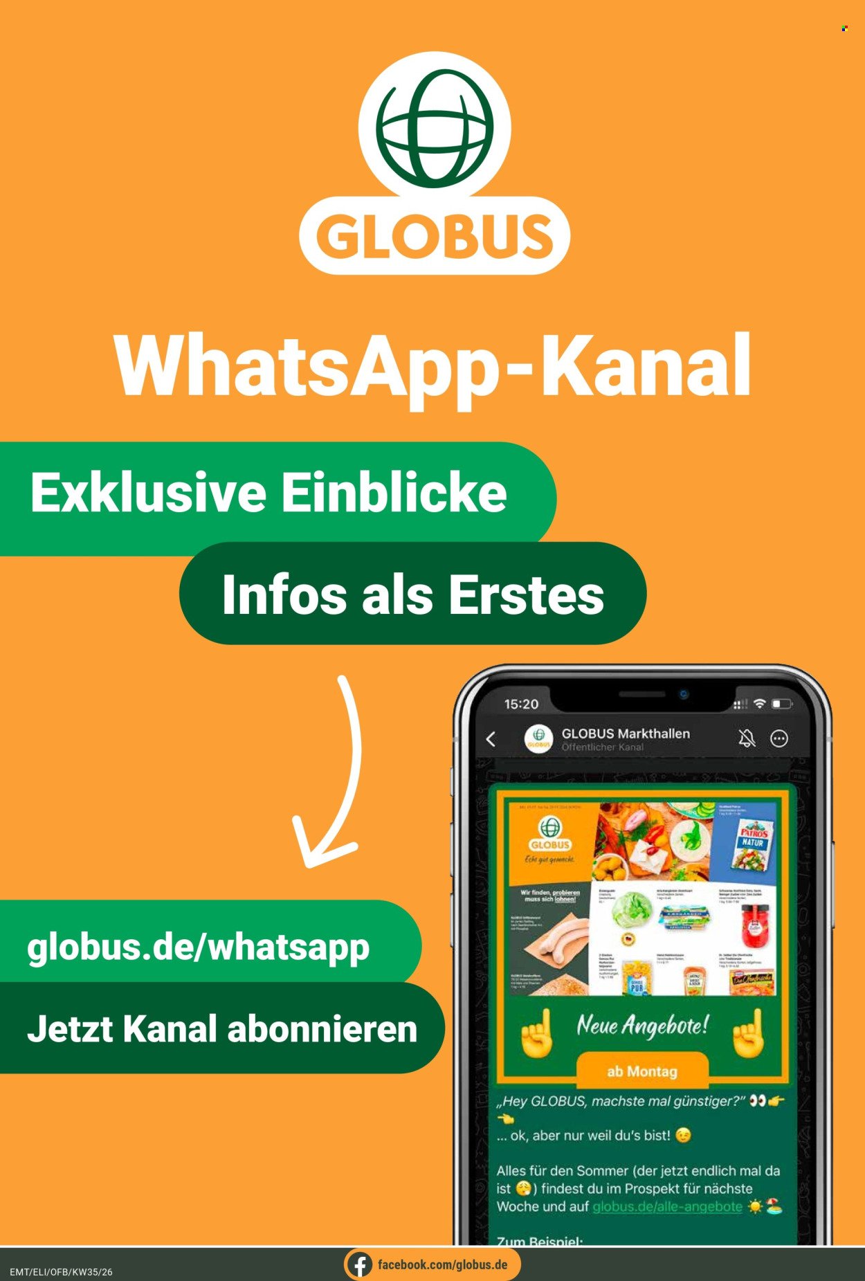 GLOBUS Prospekt - Ab Montag 24.08.2026