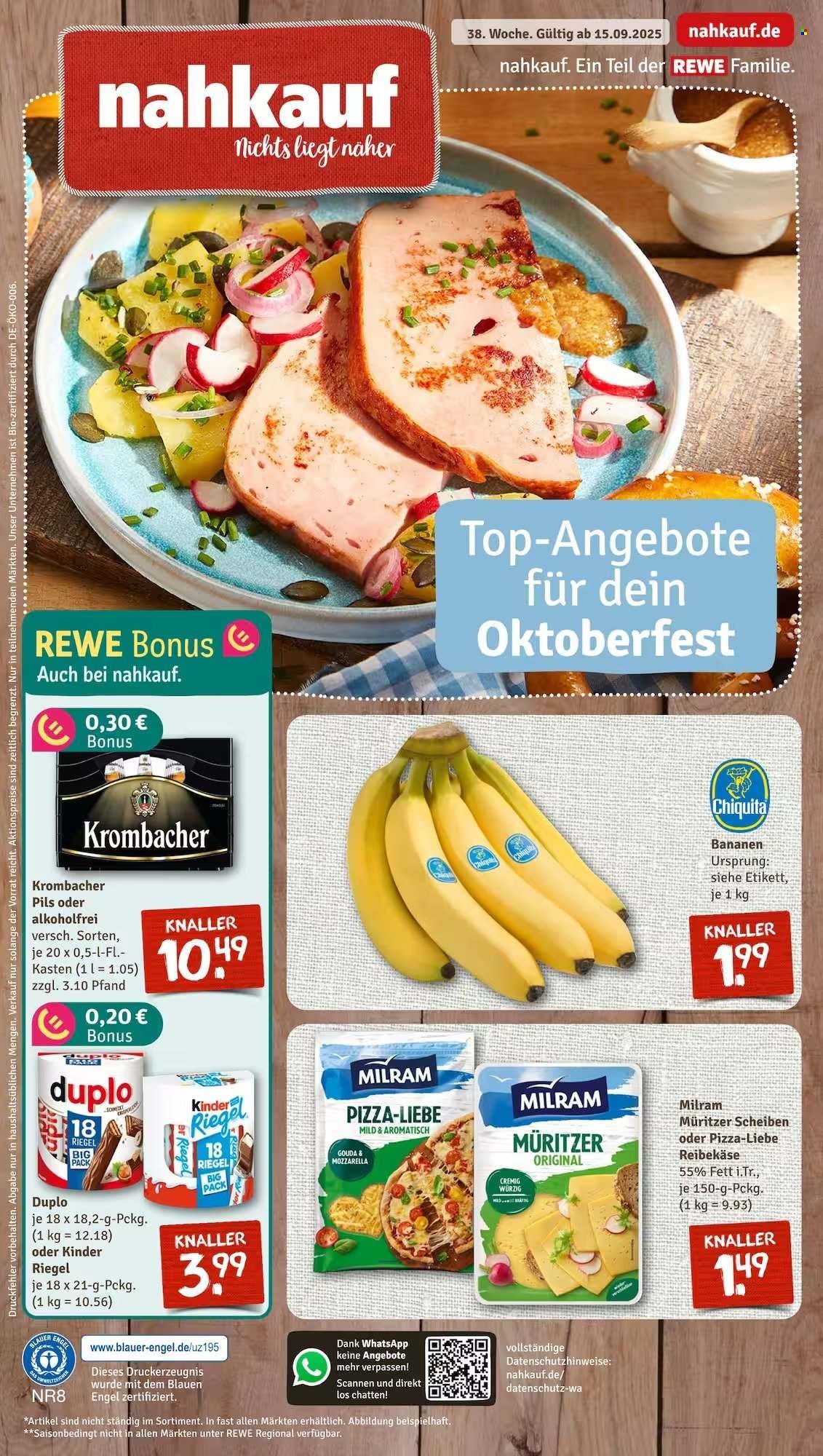 NAHKAUF Prospekt - Ab Montag 15.09.2025 (2025-09-15 - 2025-09-20) | 1