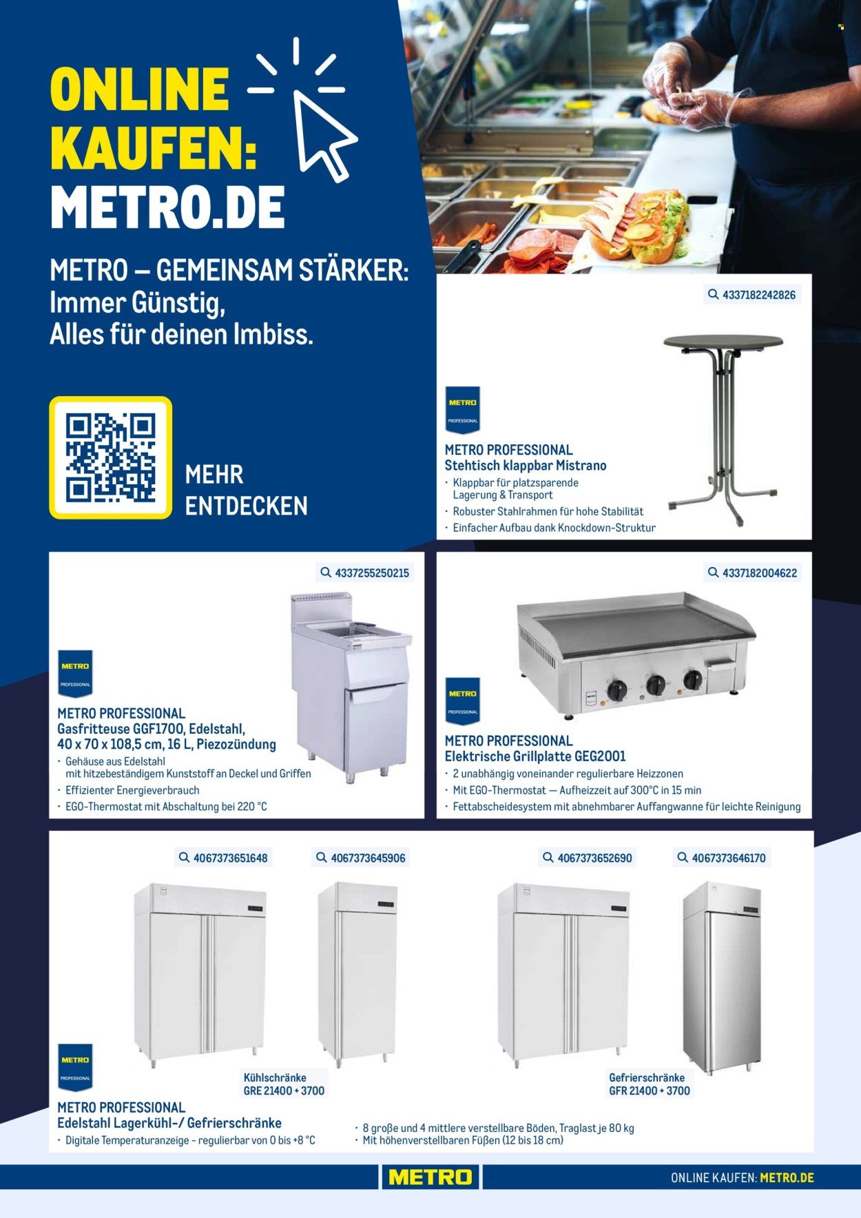 METRO Prospekt - Online: Non-Food Imbiss Sortiment