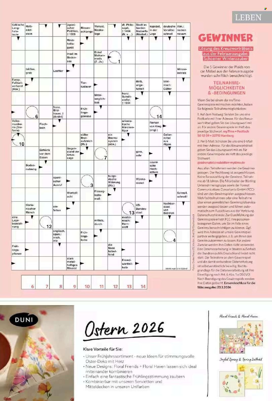 FAMILA Prospekt - My Time Magazin