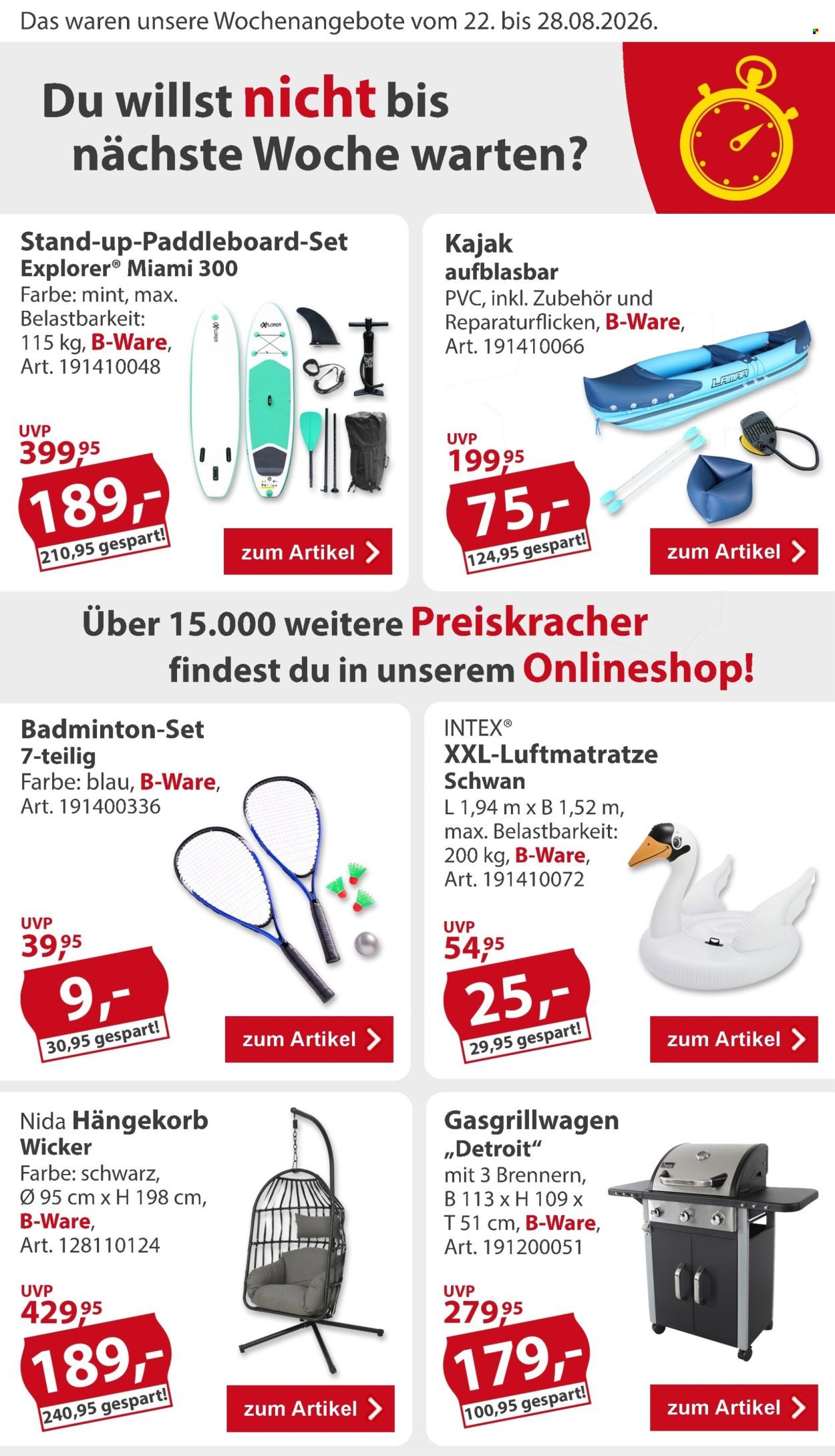 SONDERPREIS-BAUMARKT Prospekt - Ab Samstag 22.08.2026