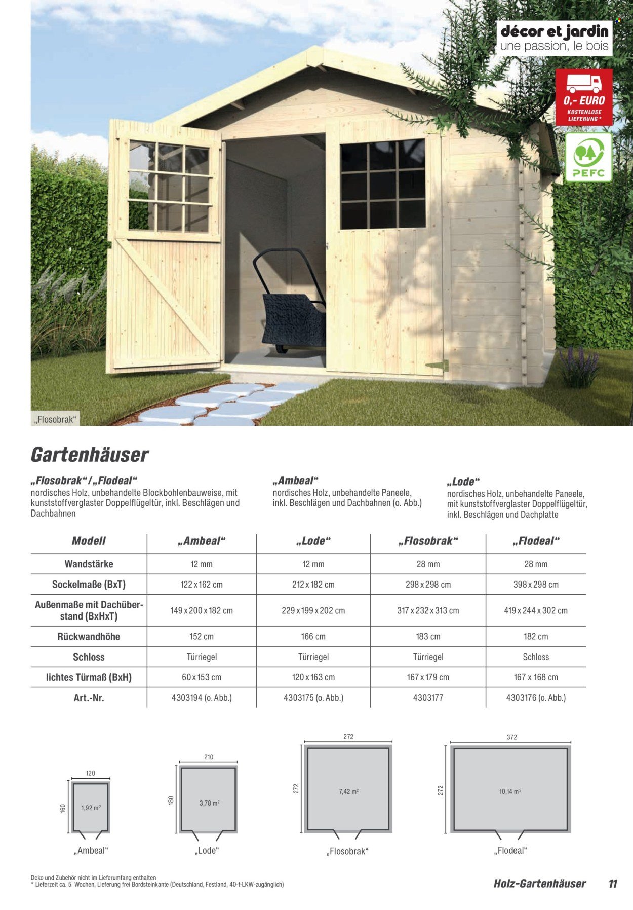TOOM BAUMARKT Prospekt - Gartenhäuser & Carports