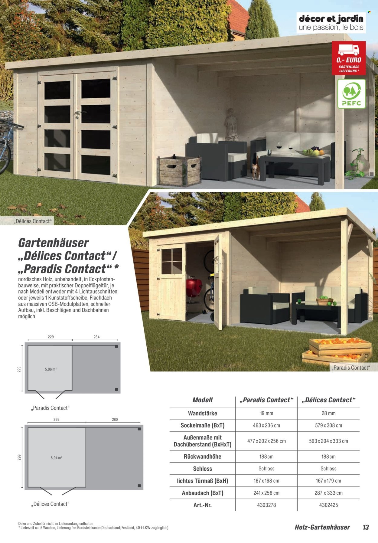 TOOM BAUMARKT Prospekt - Gartenhäuser & Carports