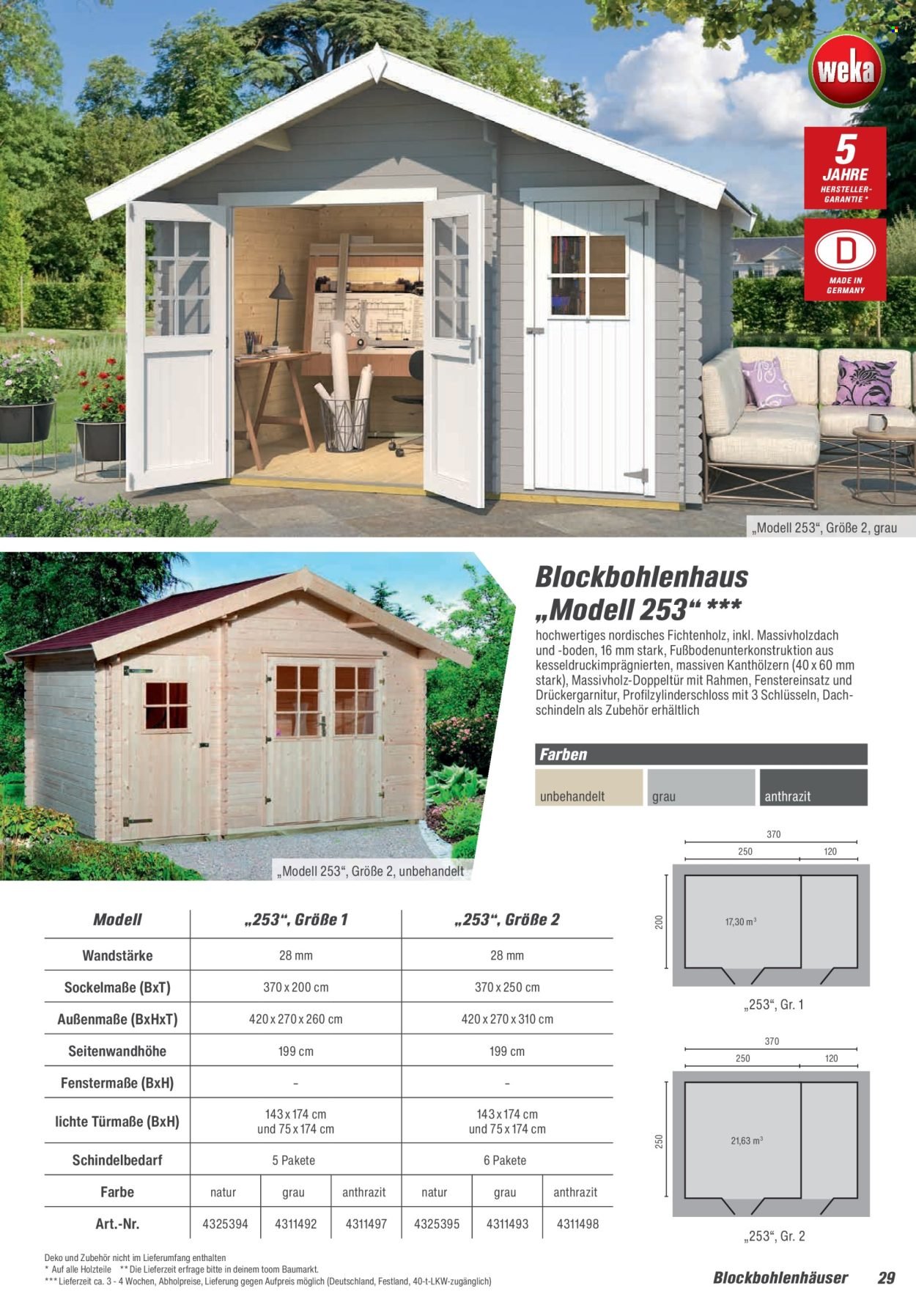 TOOM BAUMARKT Prospekt - Gartenhäuser & Carports (2026-02-21 - 2026-06-30)