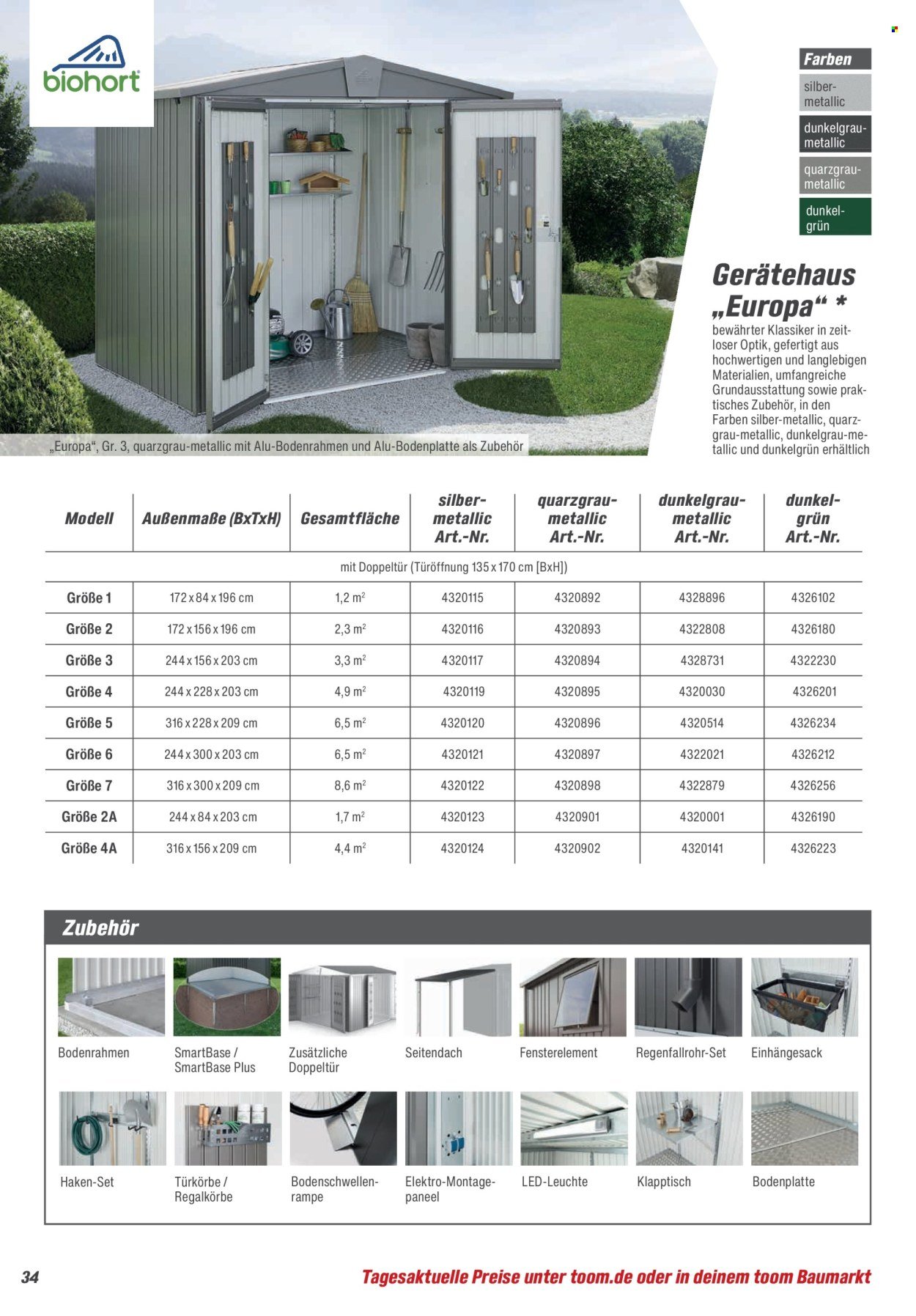 TOOM BAUMARKT Prospekt - Gartenhäuser & Carports (2026-02-21 - 2026-06-30)