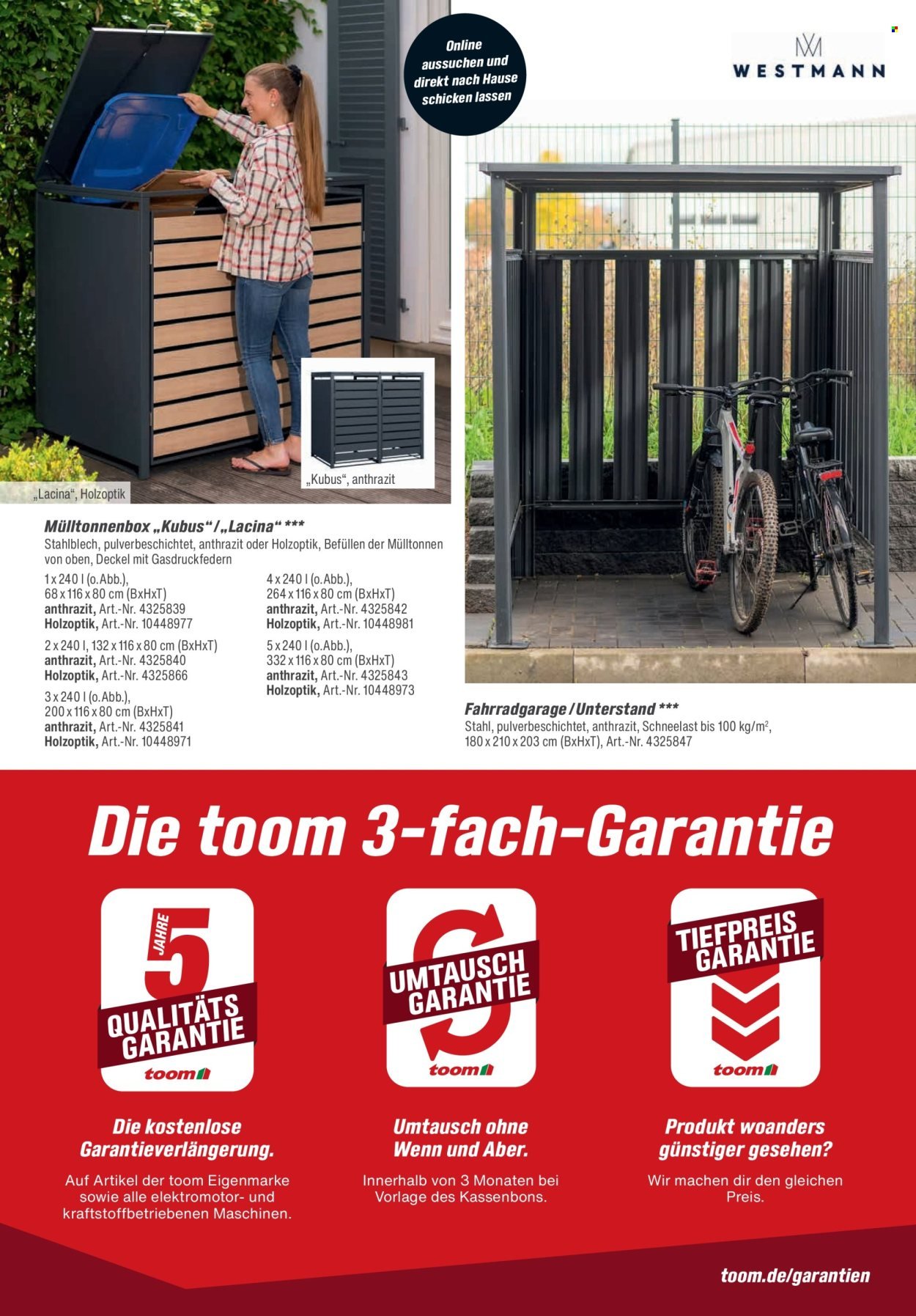 TOOM BAUMARKT Prospekt - Gartenhäuser & Carports (2026-02-21 - 2026-06-30)