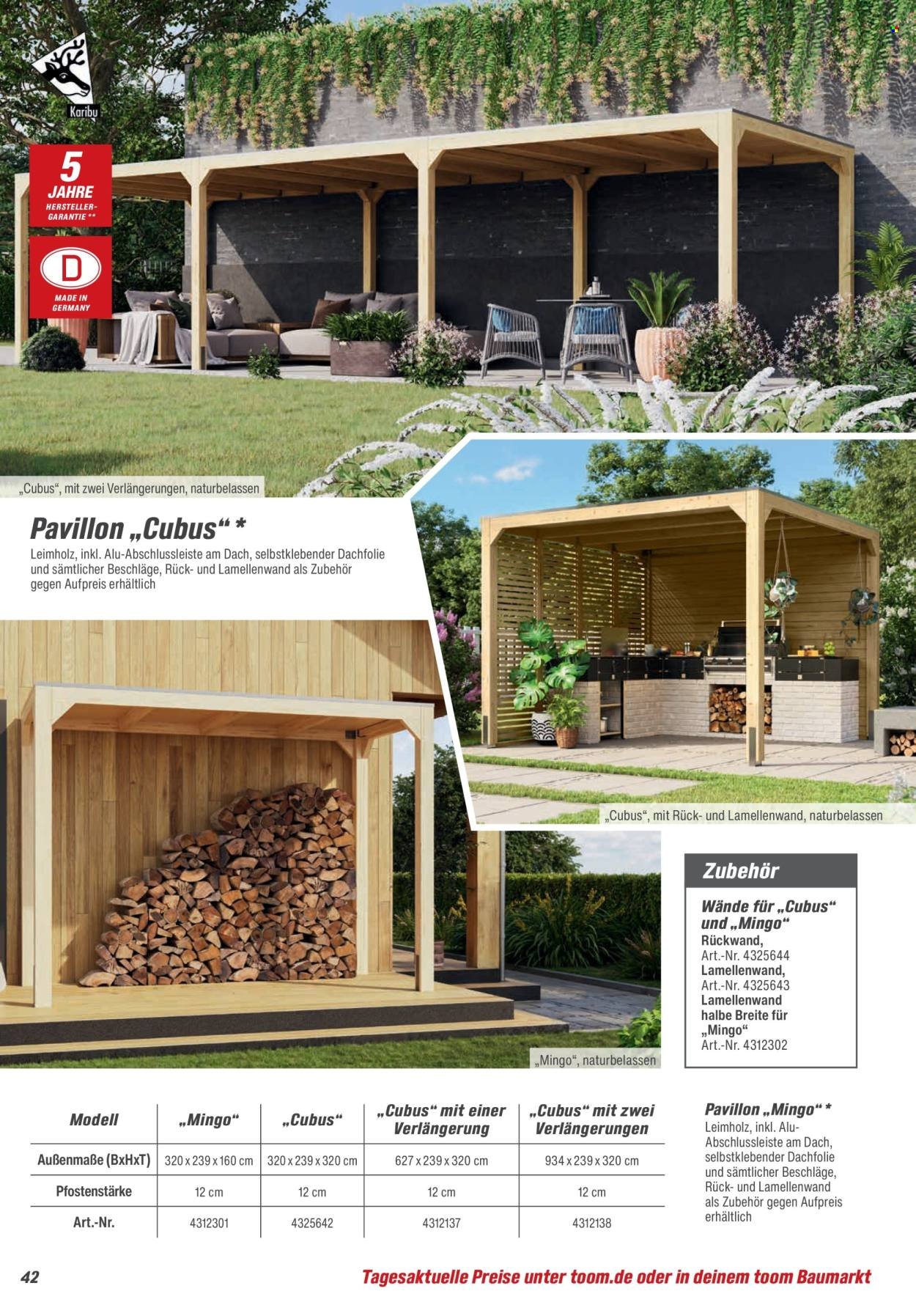 TOOM BAUMARKT Prospekt - Gartenhäuser & Carports (2026-02-21 - 2026-06-30)