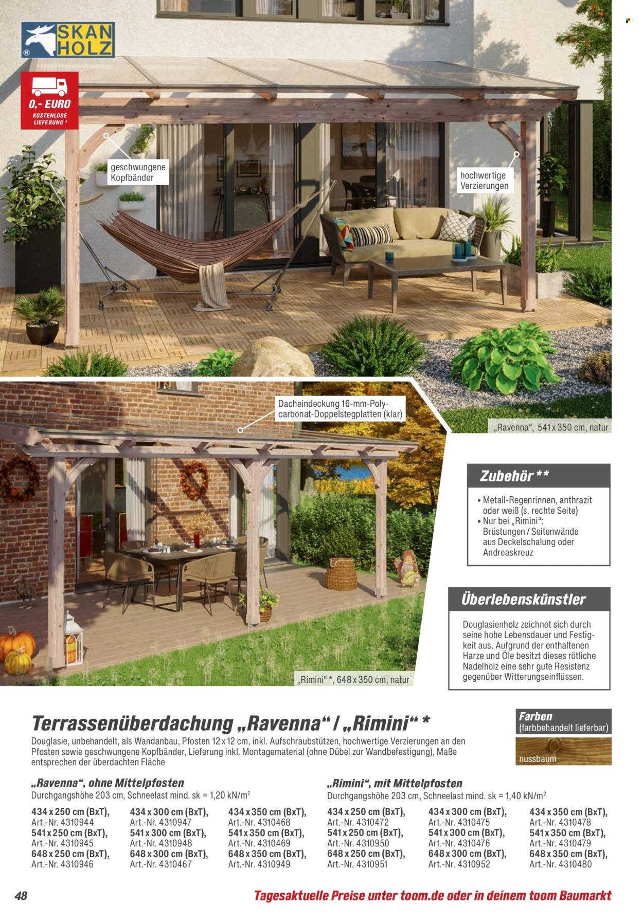 TOOM BAUMARKT Prospekt - Gartenhäuser & Carports (2026-02-21 - 2026-06-30)
