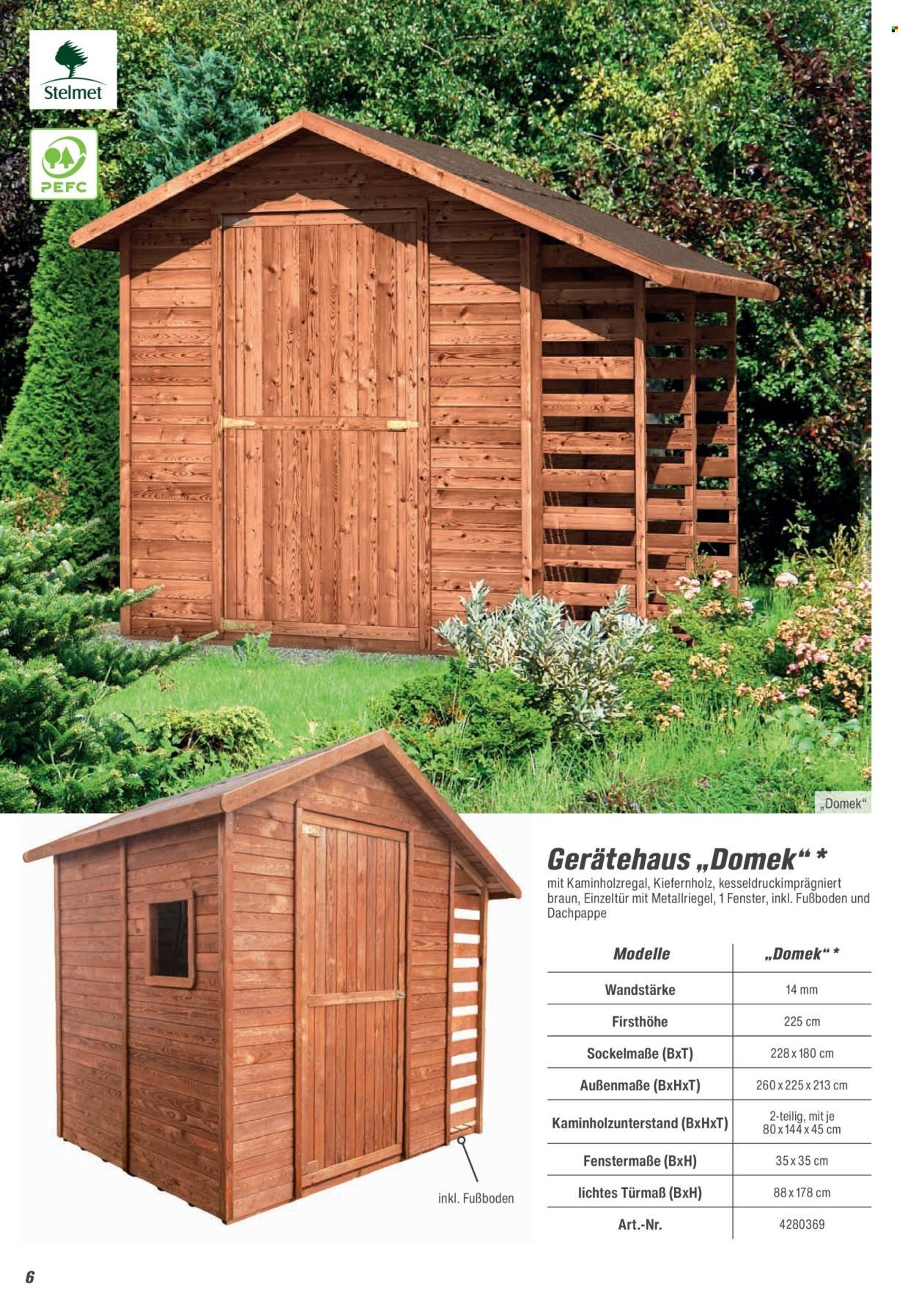 TOOM BAUMARKT Prospekt - Gartenhäuser & Carports