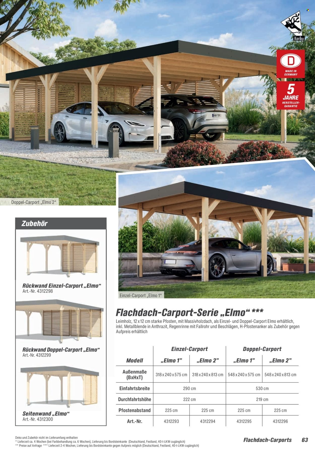 TOOM BAUMARKT Prospekt - Gartenhäuser & Carports