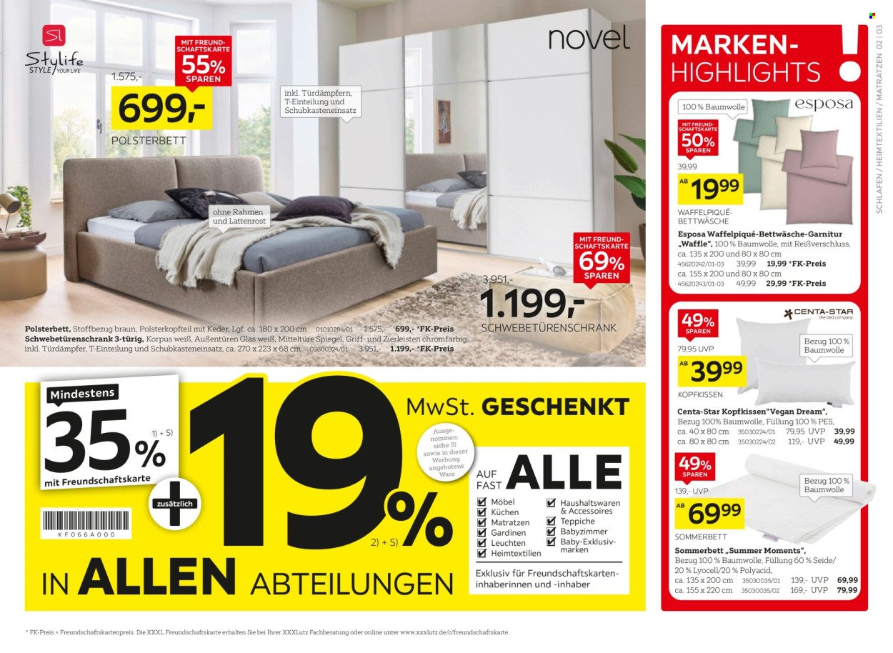 XXXLUTZ Prospekt - Schlafzimmertesterinnen und -tester gesucht!