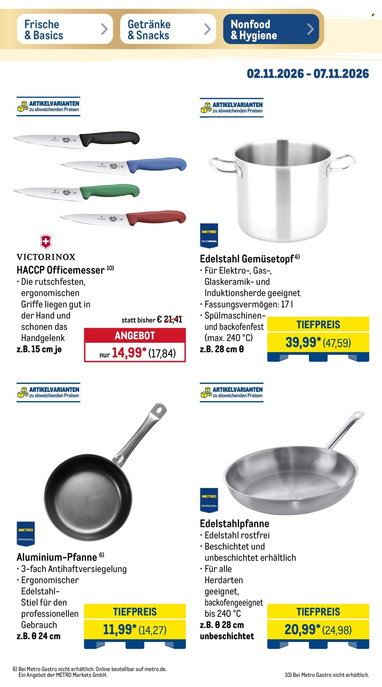 METRO Prospekt - Wochen-Angebote
