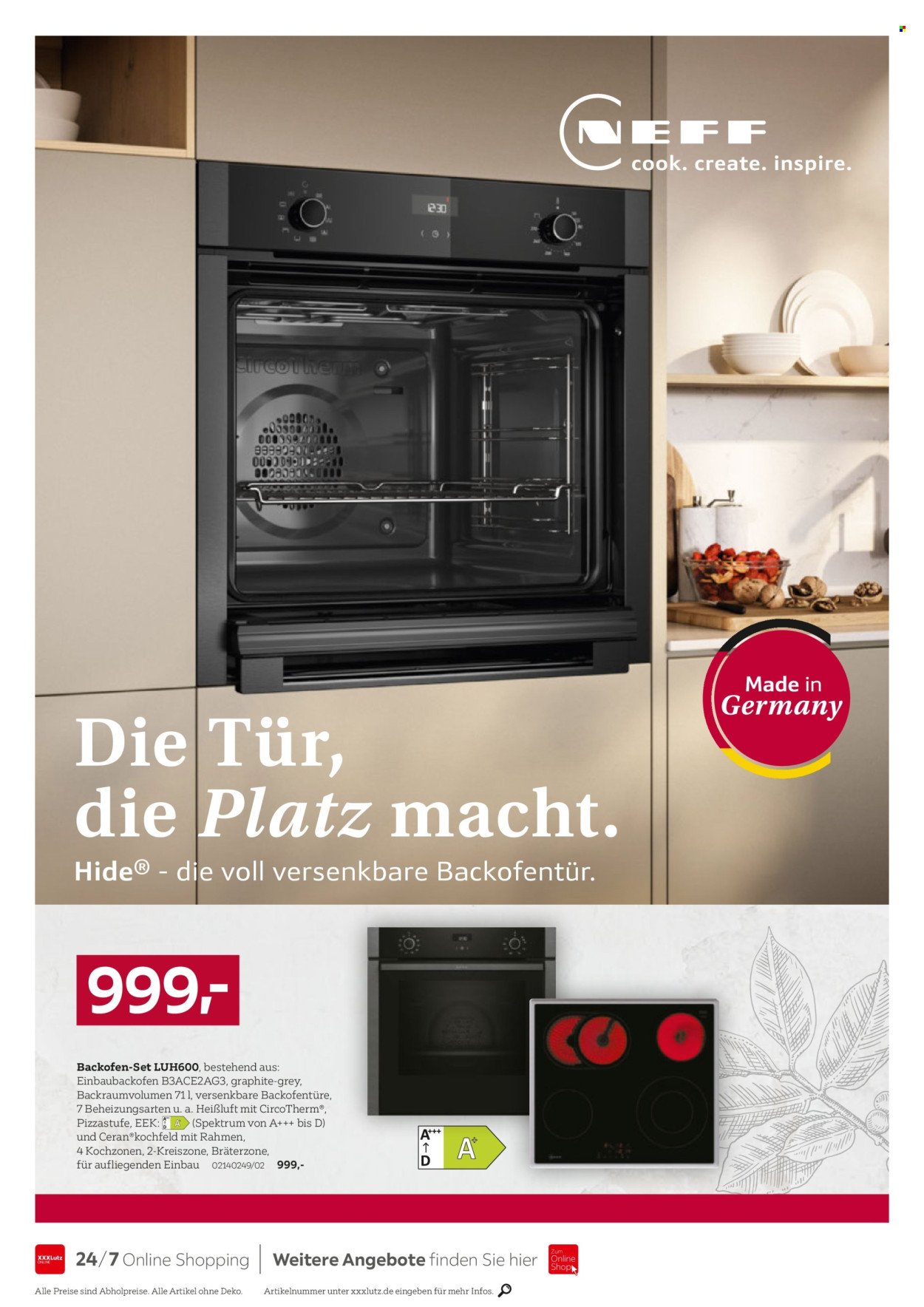 XXXLUTZ Prospekt - Küchenwelt
